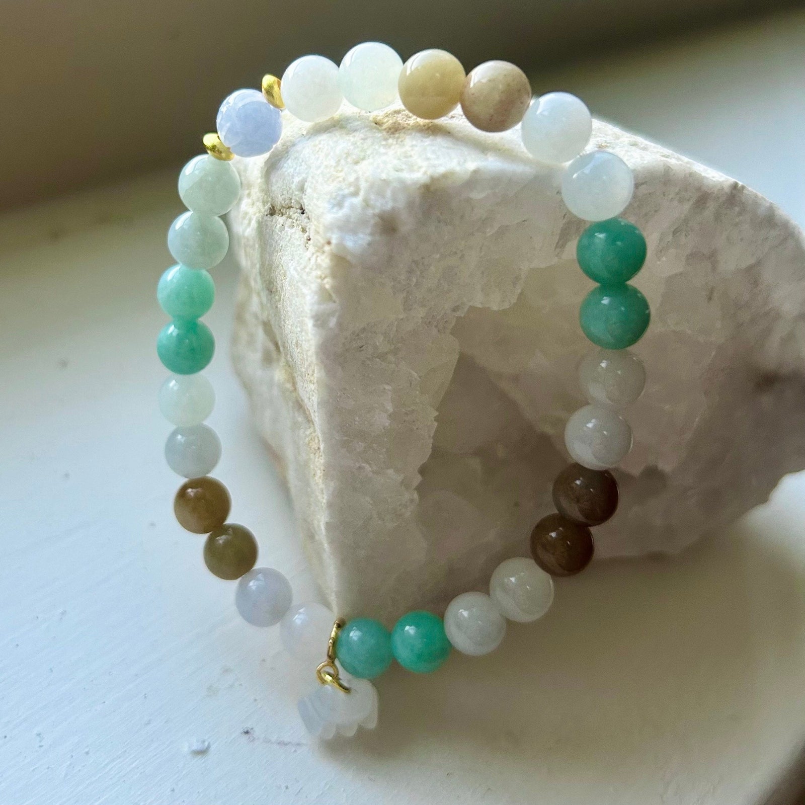Jadeite Jade Bracelet Jewelry Gift for Her 100% Genuine High Quality Multicolored Type A Burmese 7mm Cat Claw Handmade in Canada
