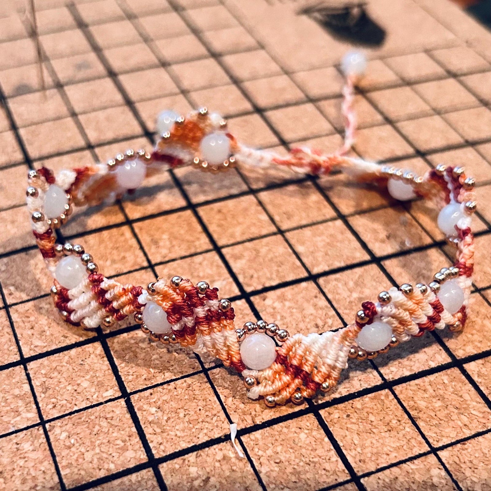 Jadeite Jade Bead Braided Bracelet Jewelry Gift for Her 100% Genuine High Quality Burma Jadeite Icy Translucent Type A Hand-woven in Canada