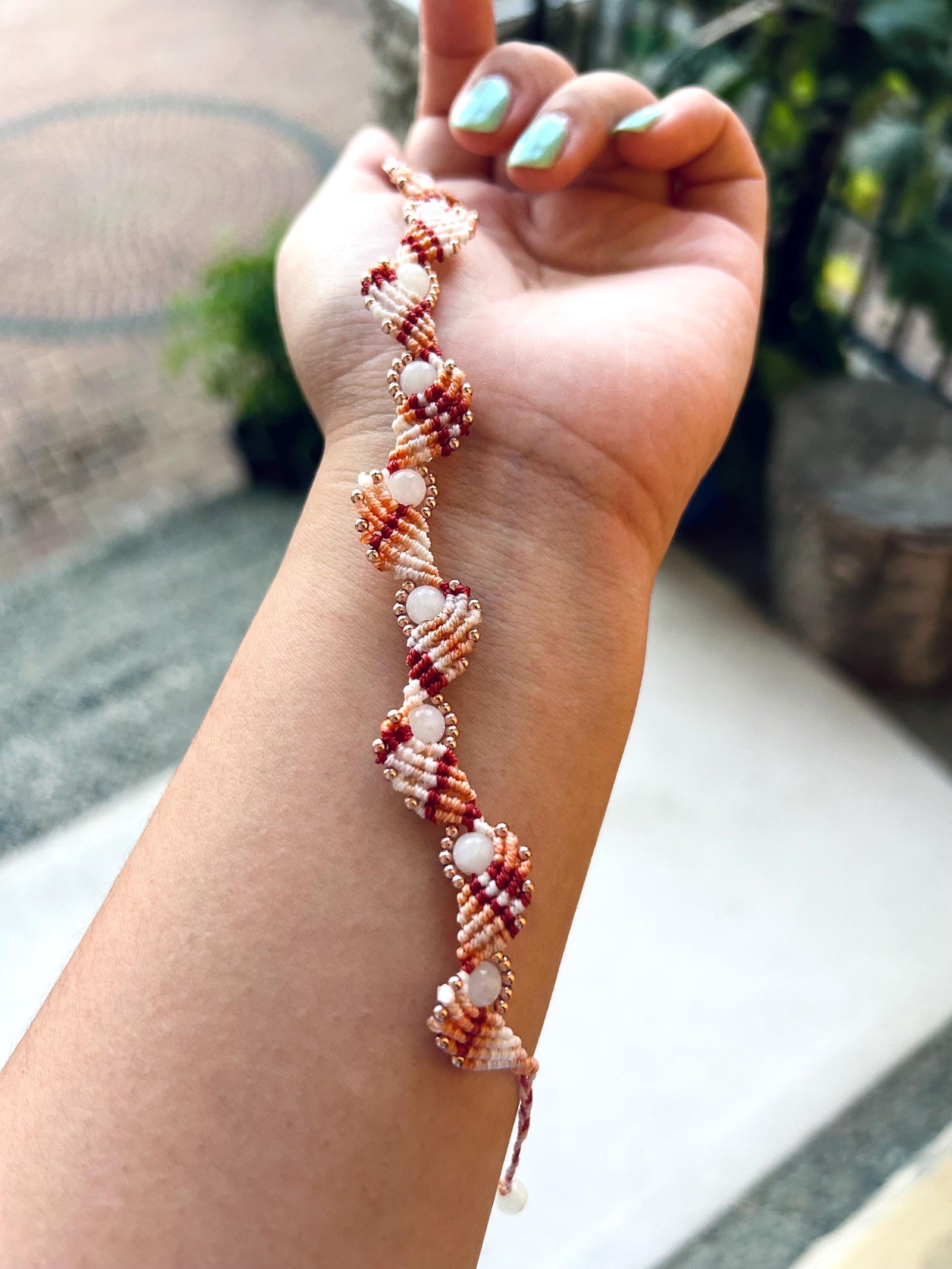 Jadeite Jade Bead Braided Bracelet Jewelry Gift for Her 100% Genuine High Quality Burma Jadeite Icy Translucent Type A Hand-woven in Canada