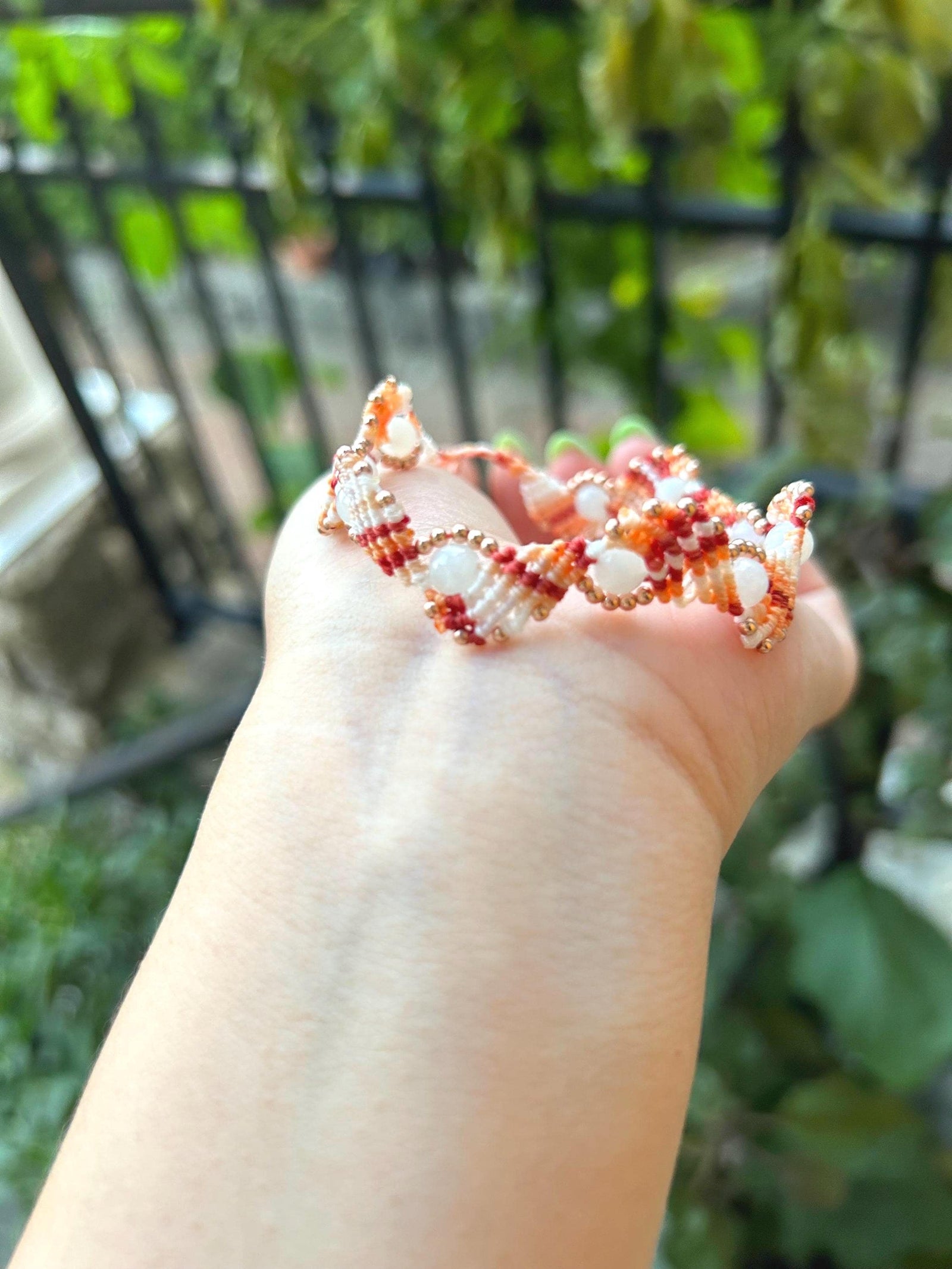 Jadeite Jade Bead Braided Bracelet Jewelry Gift for Her 100% Genuine High Quality Burma Jadeite Icy Translucent Type A Hand-woven in Canada