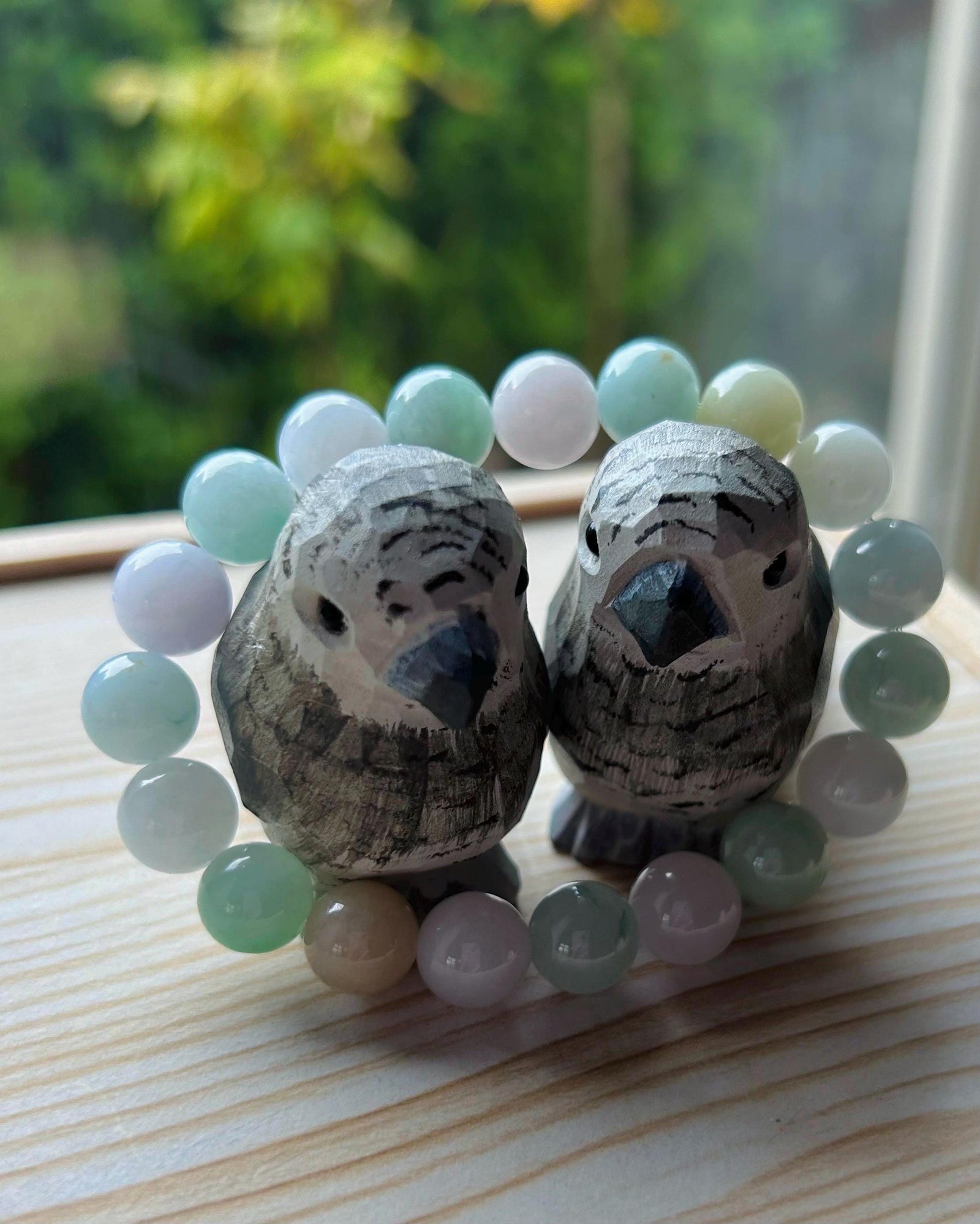 Jadeite Jade Beaded Bracelet Jewelry Authentic Untreated Burmese Type A Icy Translucent Jadeite MultiColor Fei-Cui 10mm Handmade X-mas Gift