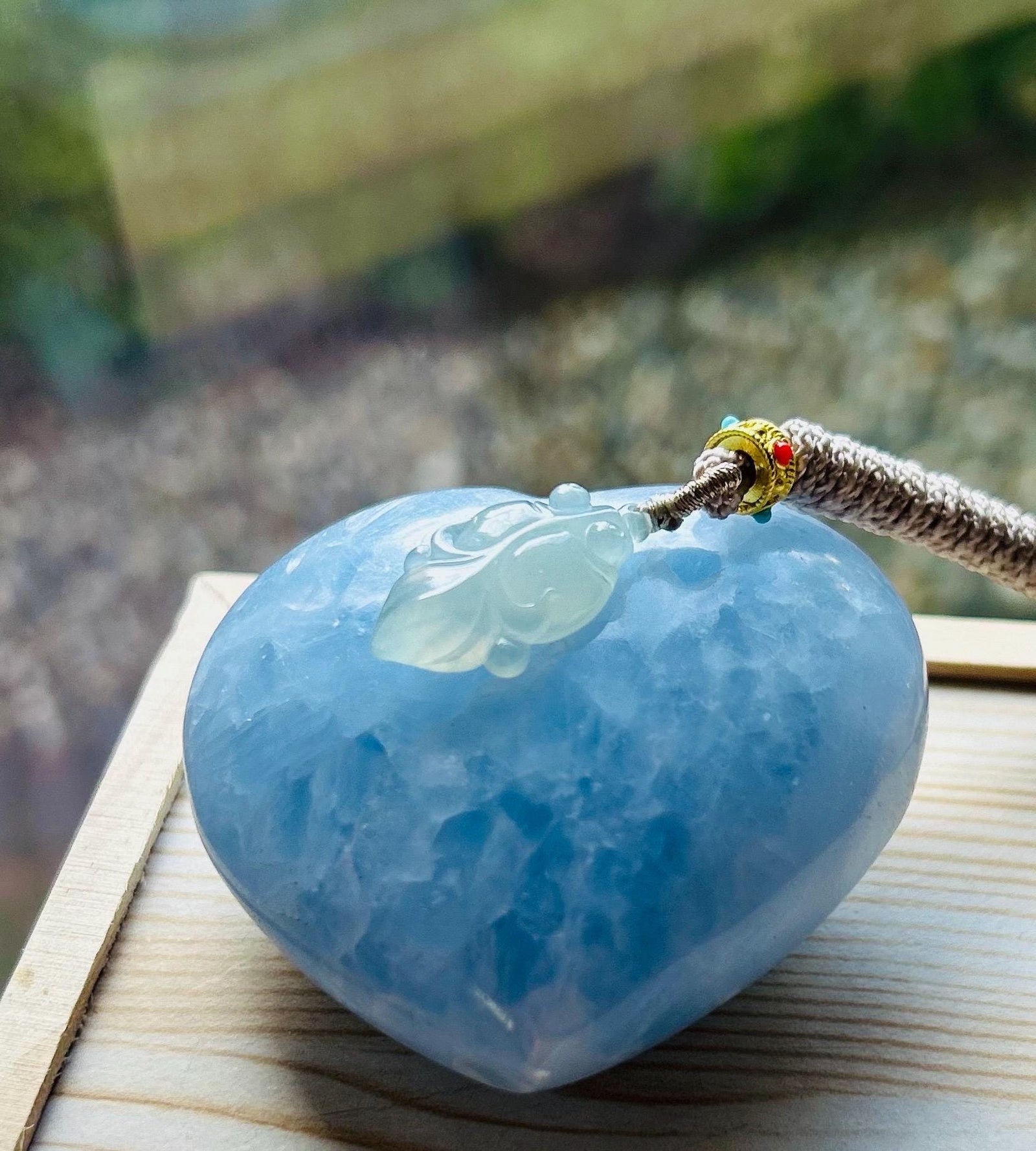 Certified Jadeite Jade Cute Goldfish Pendant Handwoven Necklace Jewelry Gift for Her Natural Burmese Type A Highly Translucent Icy Blue Jade