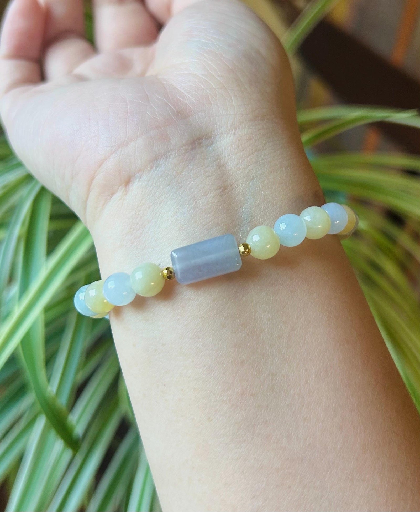 Jadeite Beaded Bracelet Jewelry Christmas Gift for Her Untreated Burmese Type A Icy Highly Translucent Multicolor Jadeite 7.2mm Handmade