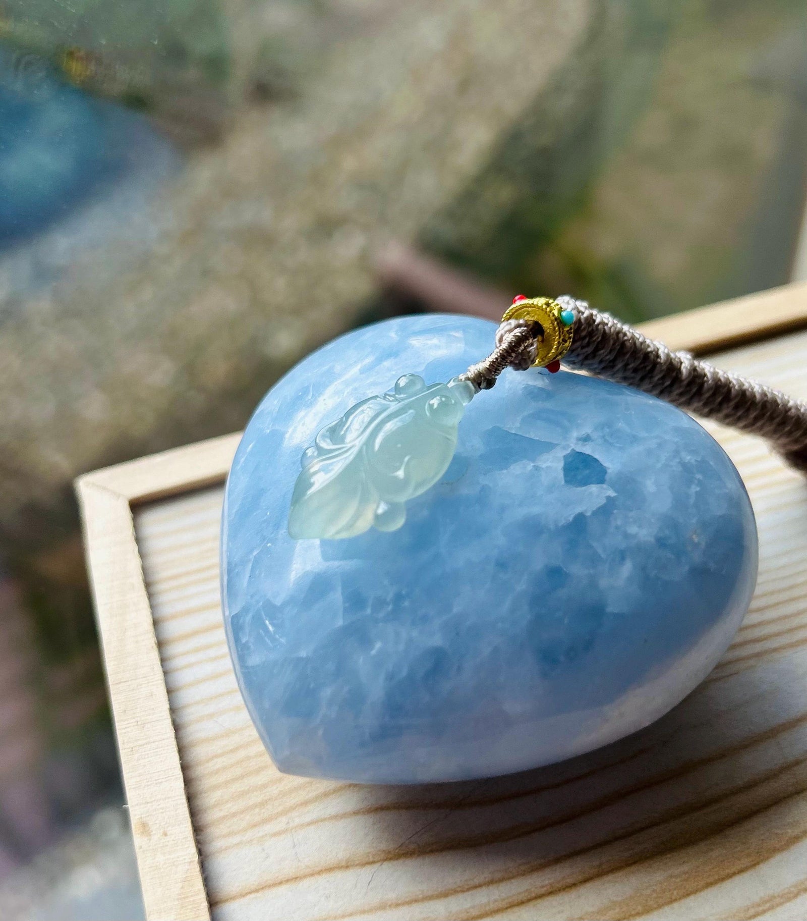 Certified Jadeite Jade Cute Goldfish Pendant Handwoven Necklace Jewelry Gift for Her Natural Burmese Type A Highly Translucent Icy Blue Jade