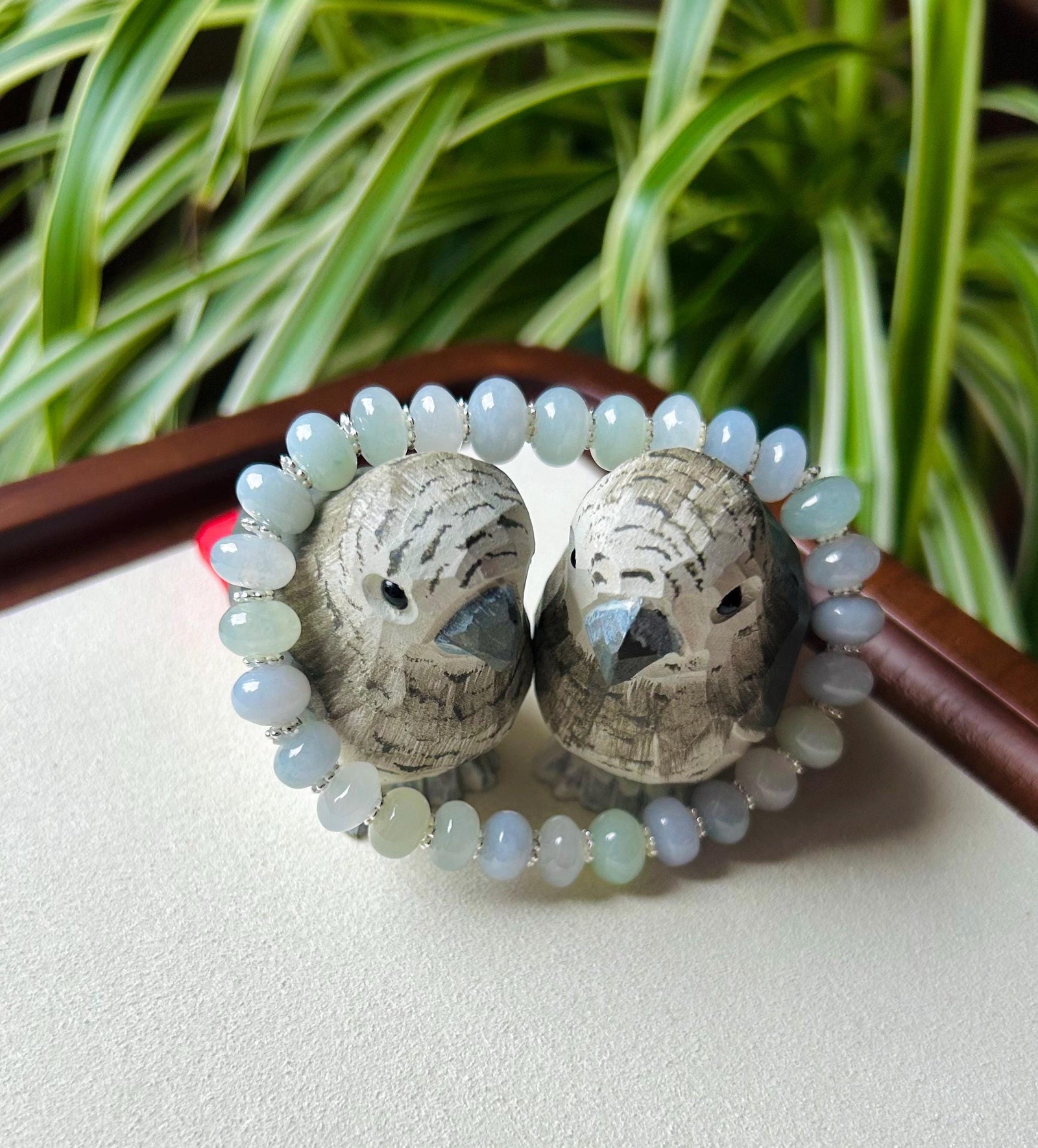 Jadeite Jade Beaded Bracelet Jewelry Natural Burmese Type A Icy Translucent Jadeite MultiColor Feicui 8mm Drum Bead Handmade Gift