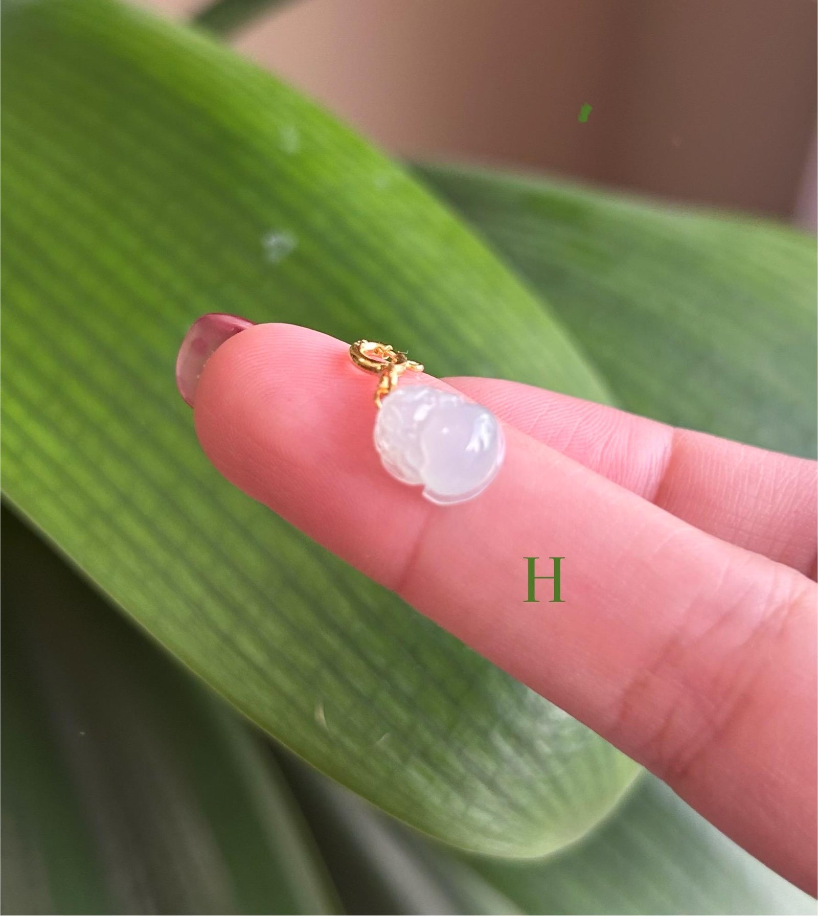 Jadeite Bracelet Charm 100% Untreated Type A Natural Burmese Jade Pixiu Necklace Charm Jade Pixiu 925 Silver Handmade in Canada Gift for Her