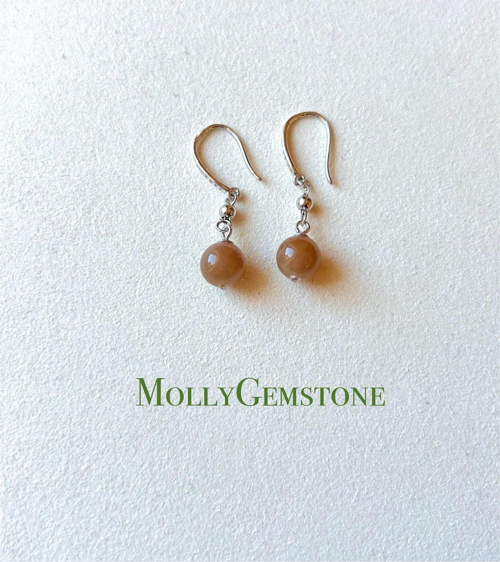 Certified Red Jadeite Beaded Earrings Jewelry Gift for Her Natural Untreated Unheated Burmese Translucent Icy Type A Jadeite Sterling Silver