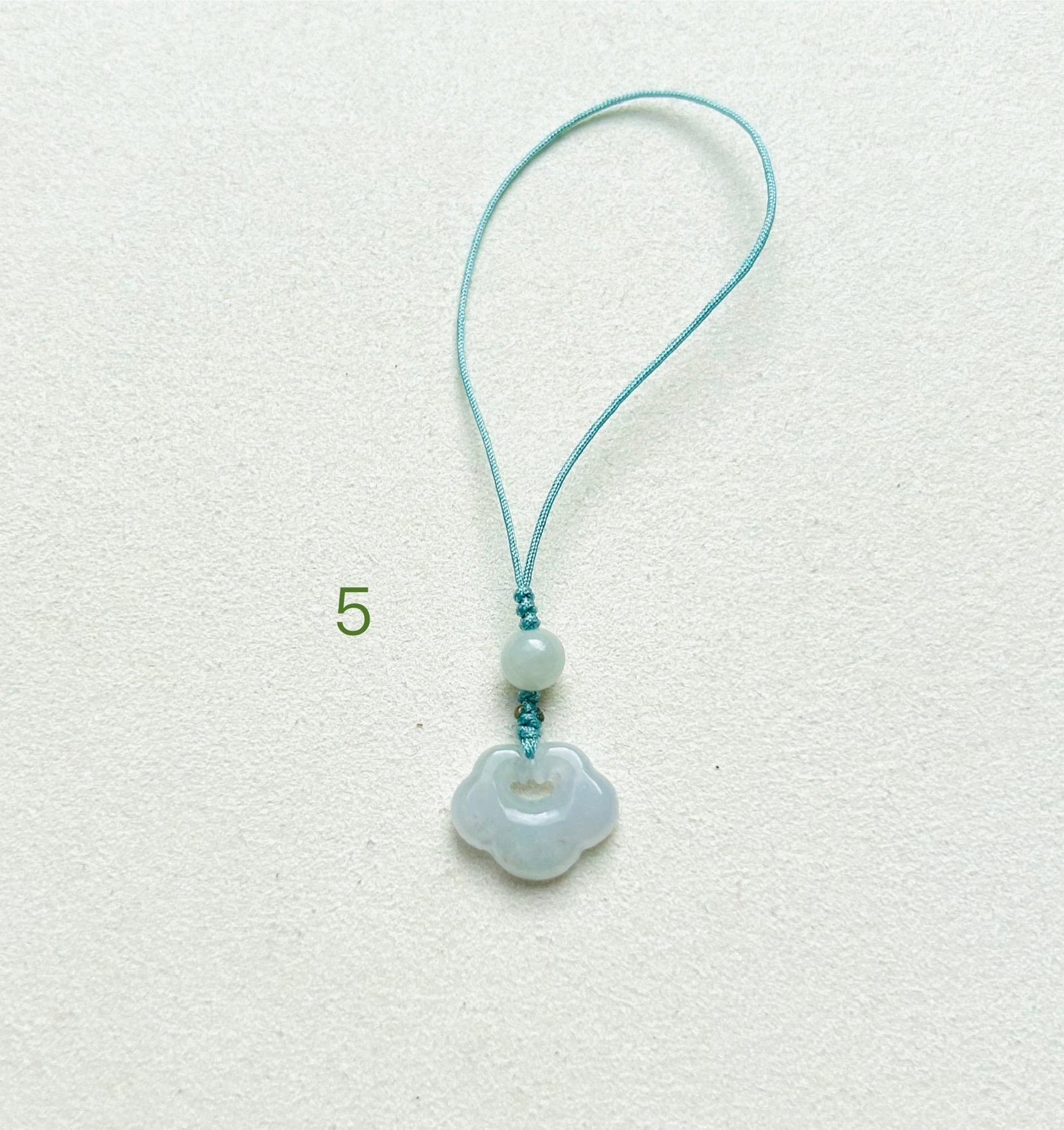 Jadeite Jade Phone Charm Keychain Jewelry Gift for Her 100% Untreated Type A Burmese Jadeite Lucky Protection Amulet Handmade in Canada