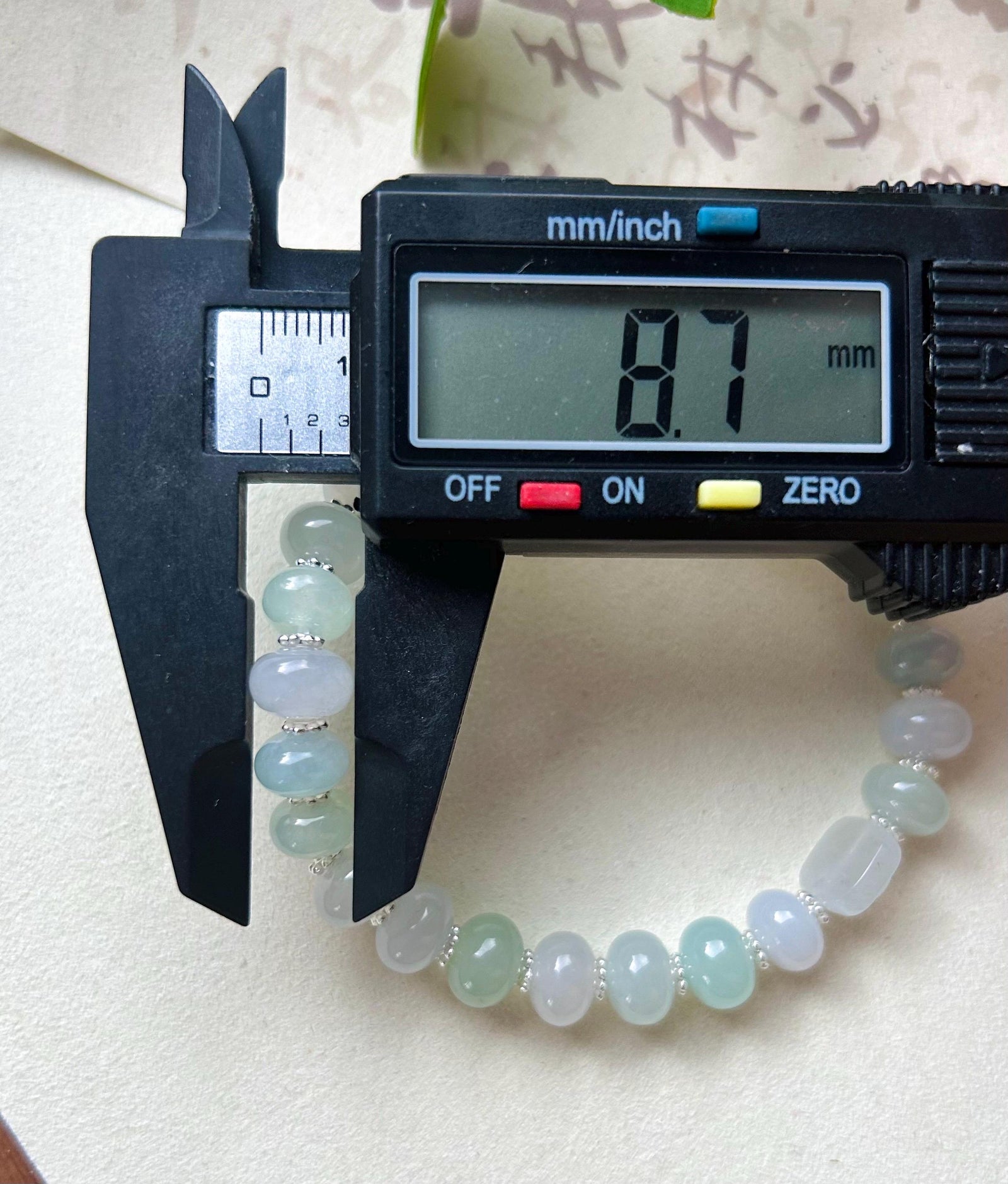 Jadeite Jade Beaded Bracelet Jewelry Gift for Her Natural Untreated Burmese Type A Highly Translucent Icy Jadeite Multicolor 8.5mm Cute Bear
