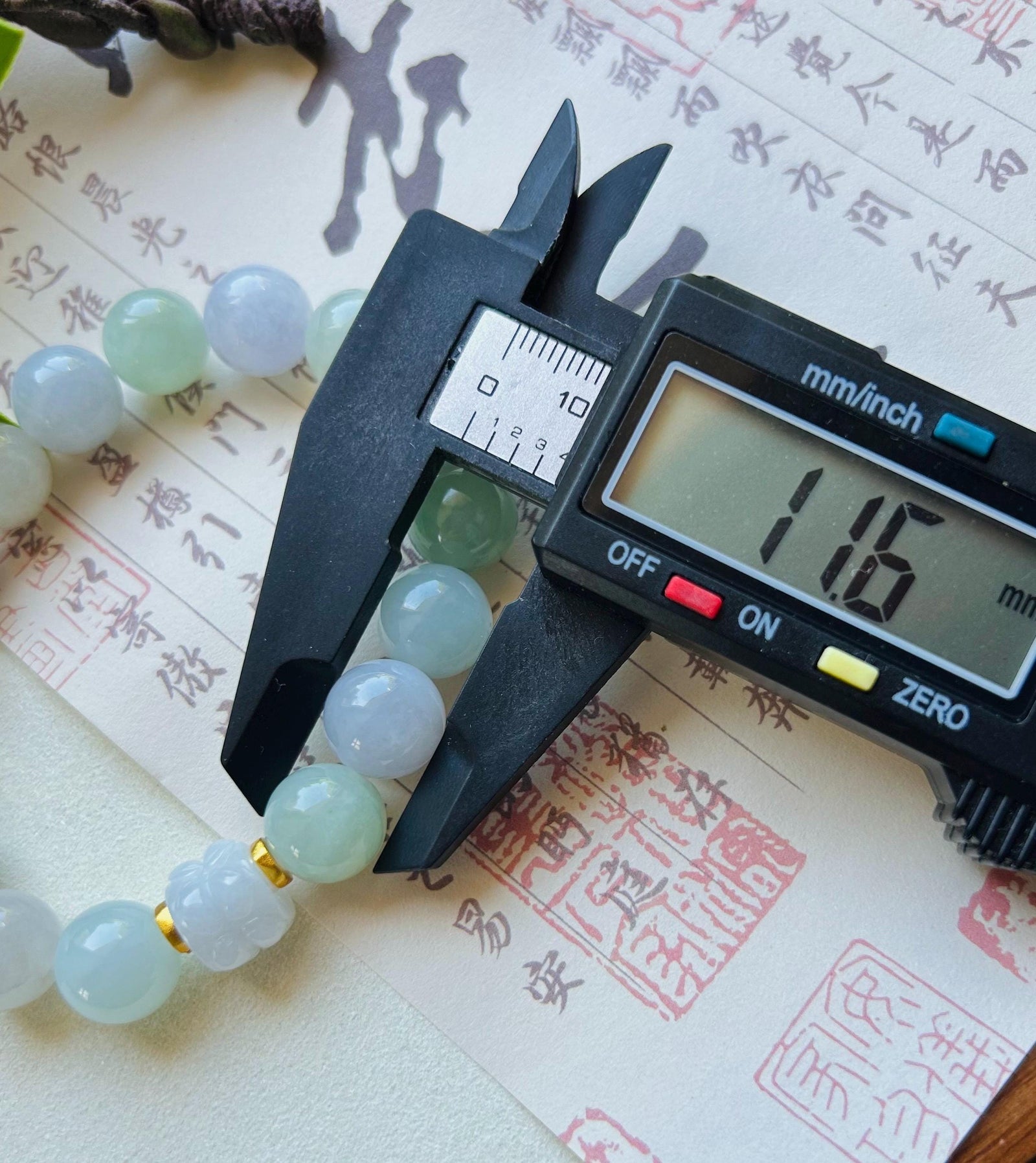 Jadeite Jade Beaded Bracelet Jewelry Gift for Her Natural Burmese Type A Icy Translucent Multicolored Rainbow 11.5mm BIG Beads Jade