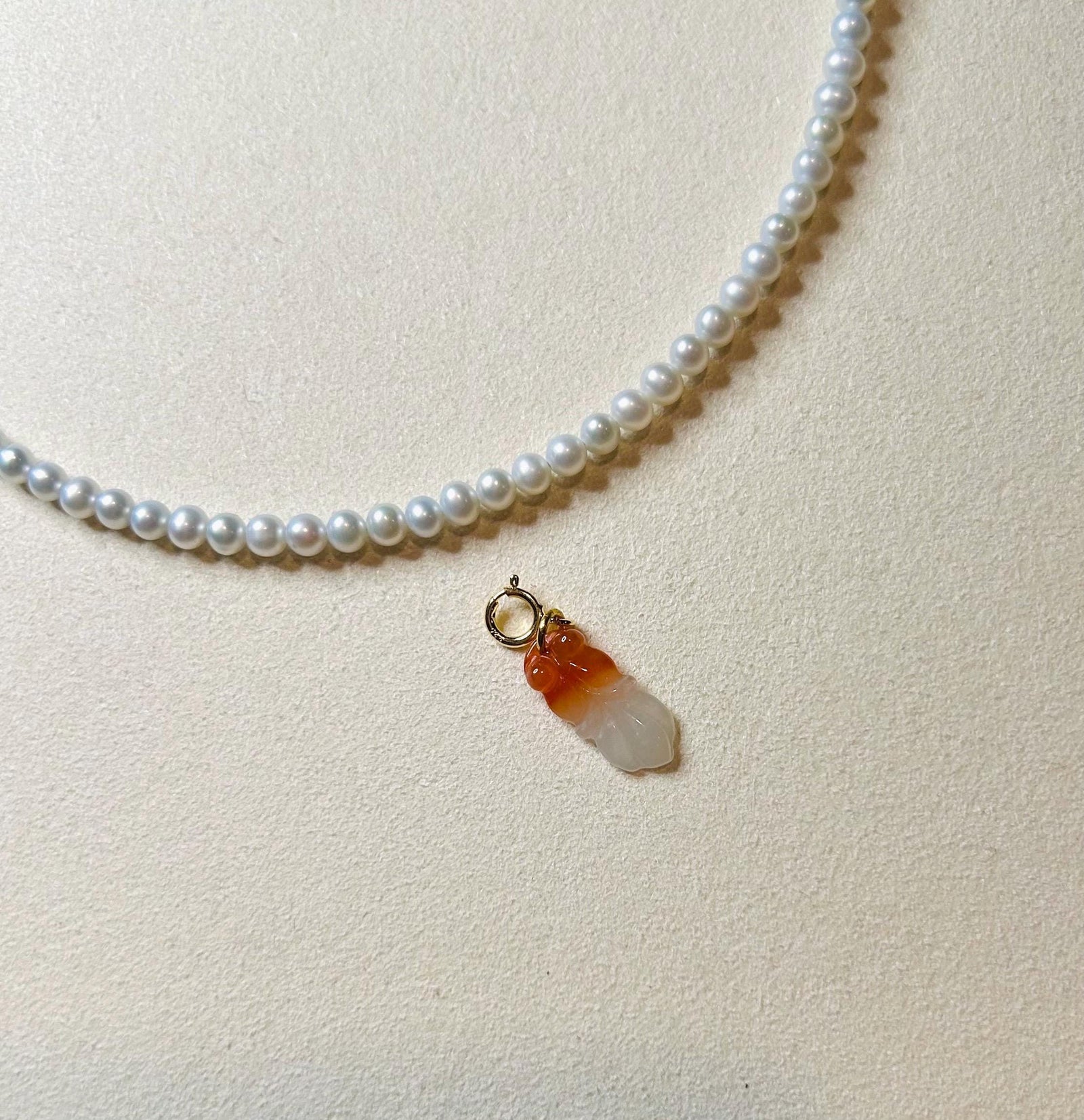Jadeite Jade Bracelet Charm Necklace Pendant Jewelry Gift for Her Natural Highly Translucent Burmese Type A Vibrant Color Jade Goldfish