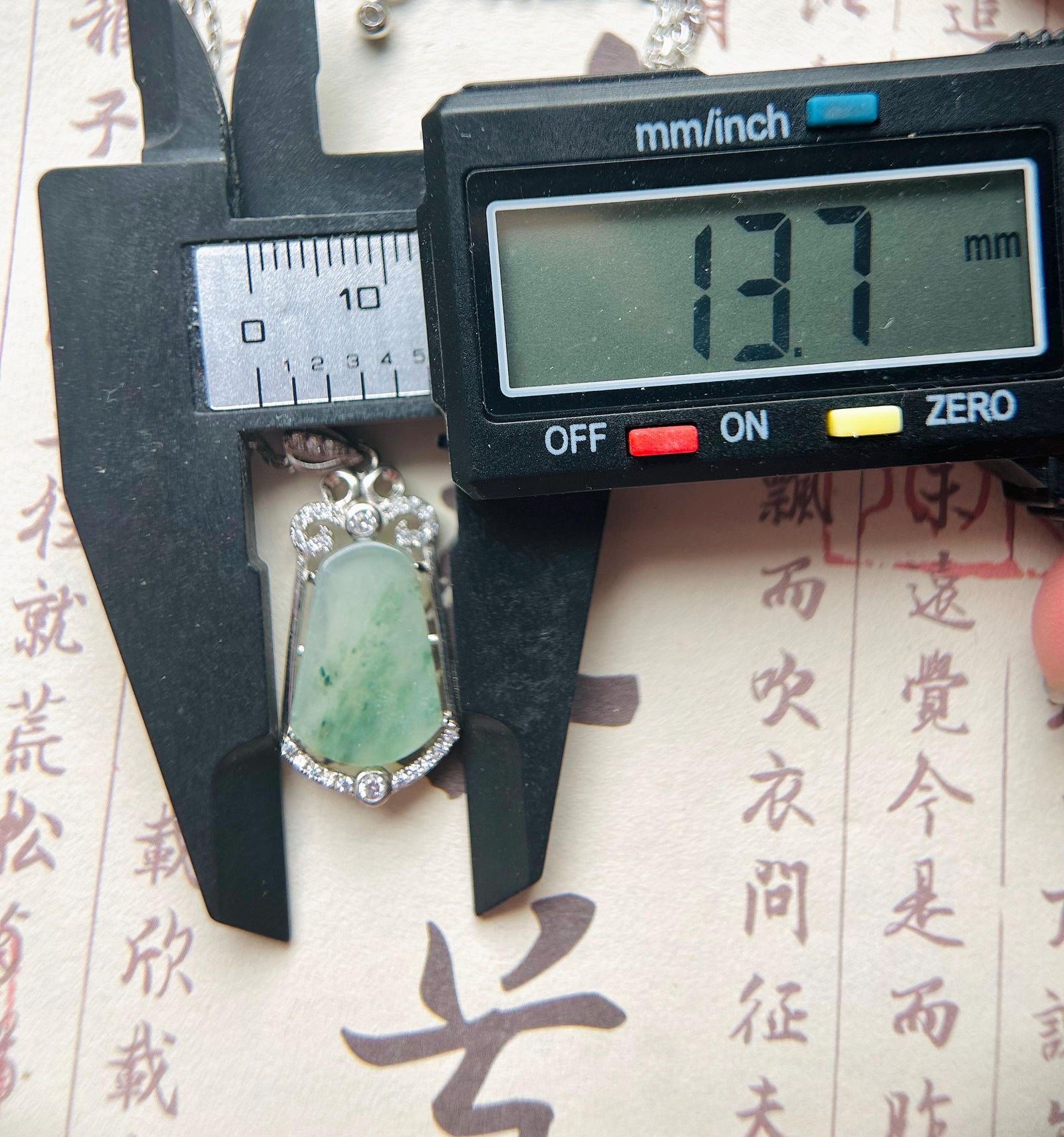 Jadeite Jade Pendant Sterling Silver Necklace Jewelry Gift for Her Burmese Untreated Type A Highly Translucent Icy Blue Green Floral Jade
