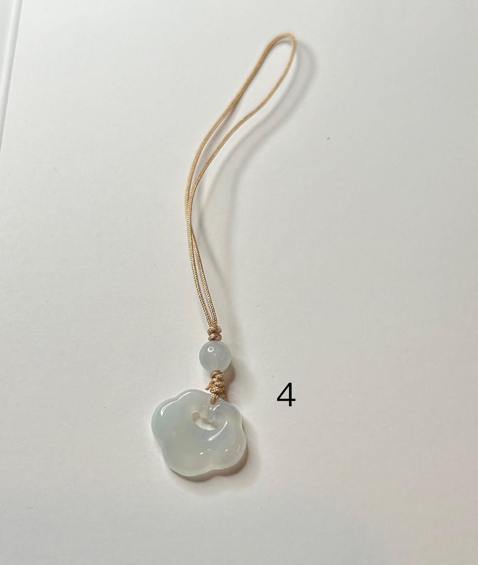 Jadeite Jade Phone Charm Keychain Jewelry Gift for Her 100% Untreated Type A Burmese Jadeite Lucky Protection Amulet Handmade in Canada