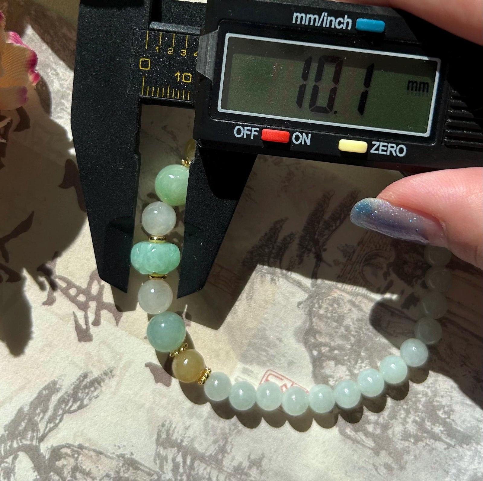 Jadeite Jade Beaded Bracelet Designer Handmade Jewelry Gift for Her Natural Burmese Untreated Type A Icy Translucent Multicolor Jade 6-10mm