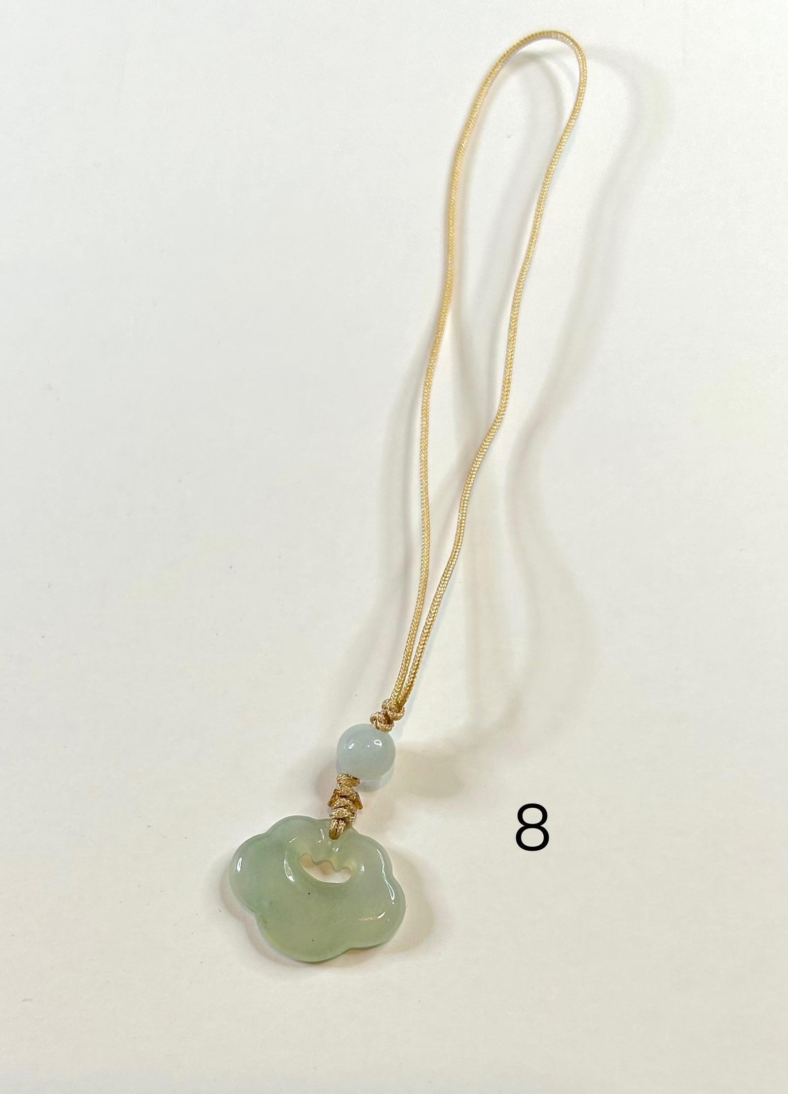 Jadeite Jade Phone Charm Keychain Jewelry Gift for Her 100% Untreated Type A Burmese Jadeite Lucky Protection Amulet Handmade in Canada