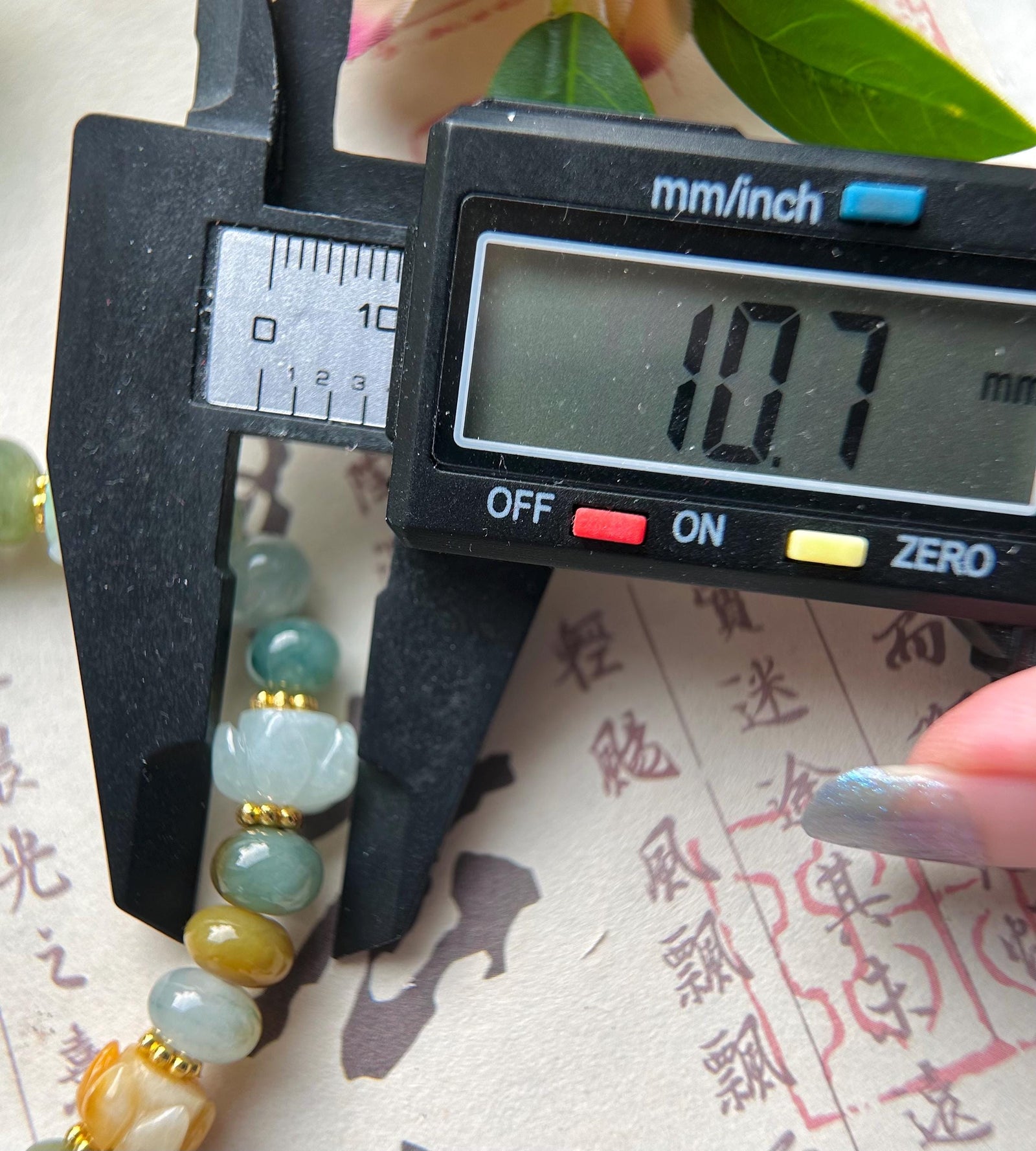 Natural Jadeite Beaded Bracelet Handmade Jewelry Burmese Type A Icy Translucent Autumn Multicolor Jade 8.5mm