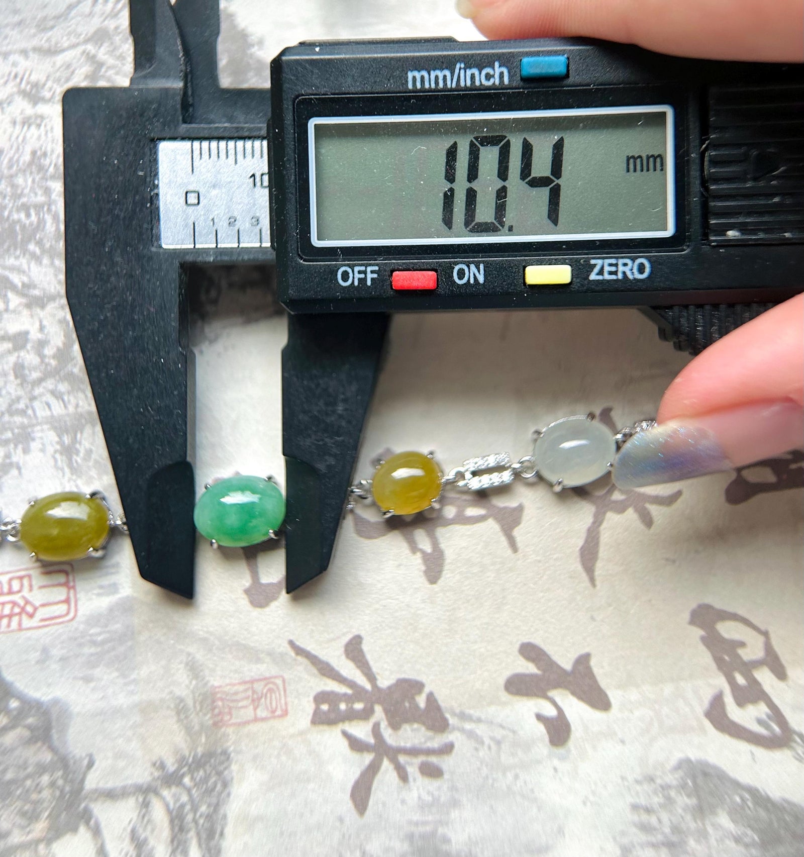 Natural Jadeite & Sterling Silver Bracelet Jewelry Burmese Type A Icy Highly Translucent Multicolor Jade
