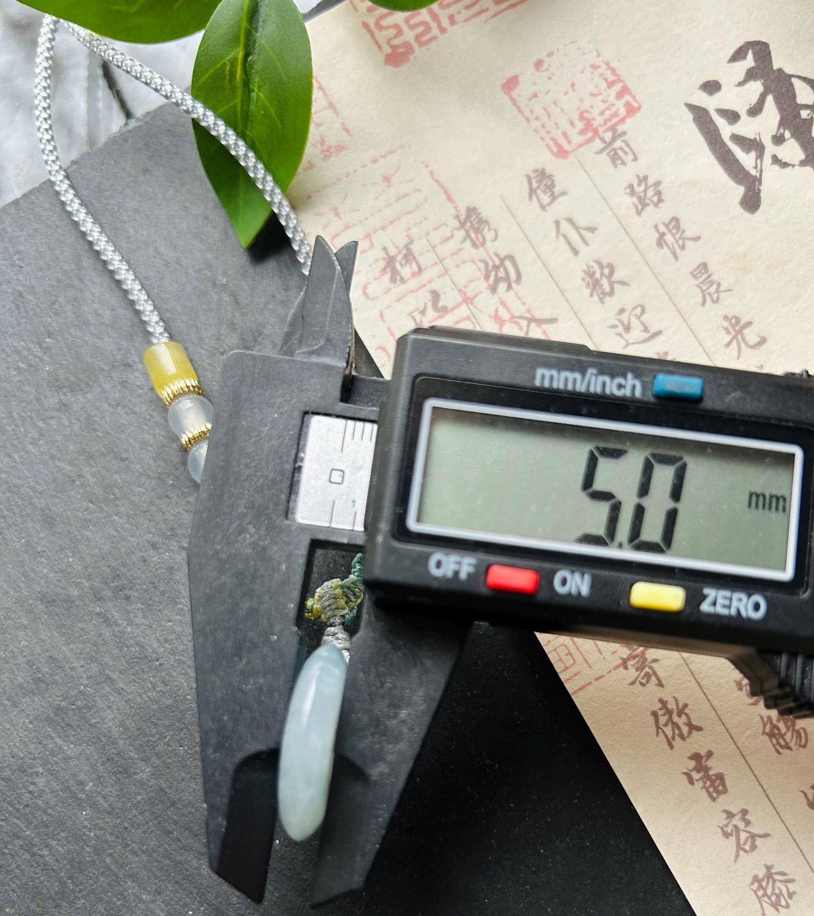 Natural Jadeite Lucky Donut Pendant Handwoven Necklace Burmese Type A Icy Light Lavender Blue Floral Jade PingAnKou 21.7 x 5mm