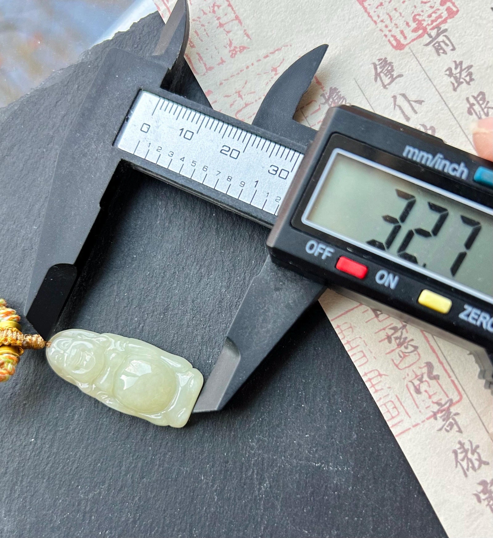 Natural Jadeite Laughing Buddha Pendant Handwoven Necklace Gift Burmese Type A Icy Translucent Yellow Jade