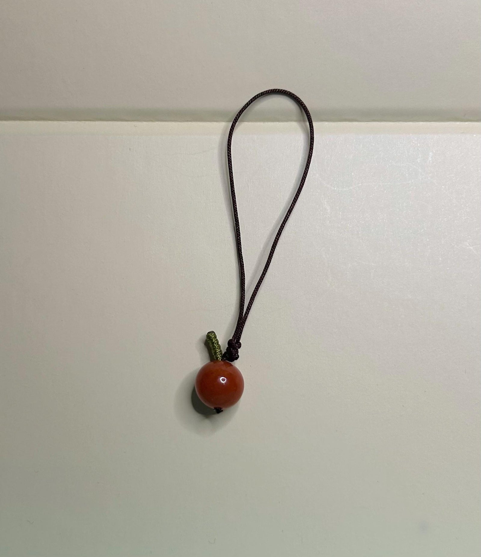 Jade Christmas Apple Handwoven Phone Charm Keychain Holiday Gift Protection Authentic Untreated Type A Burmese Jadeite Chinese Knot
