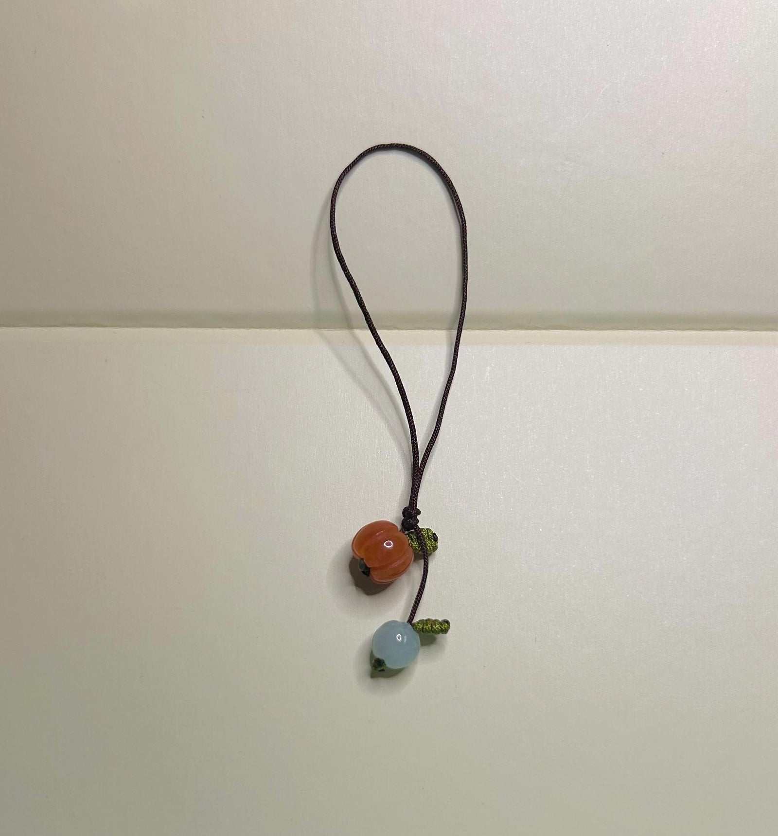 Jade Christmas Apple Handwoven Phone Charm Keychain Holiday Gift Protection Authentic Untreated Type A Burmese Jadeite Chinese Knot