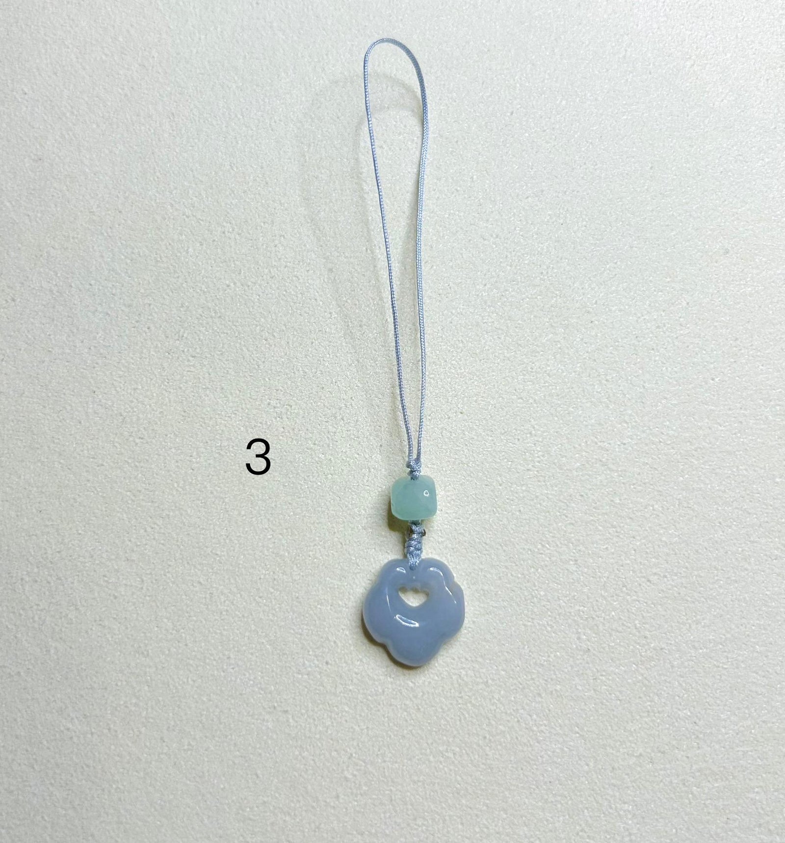 Jadeite Jade Phone Charm Keychain Jewelry Gift for Her 100% Untreated Type A Burmese Jadeite Lucky Protection Amulet Handmade in Canada