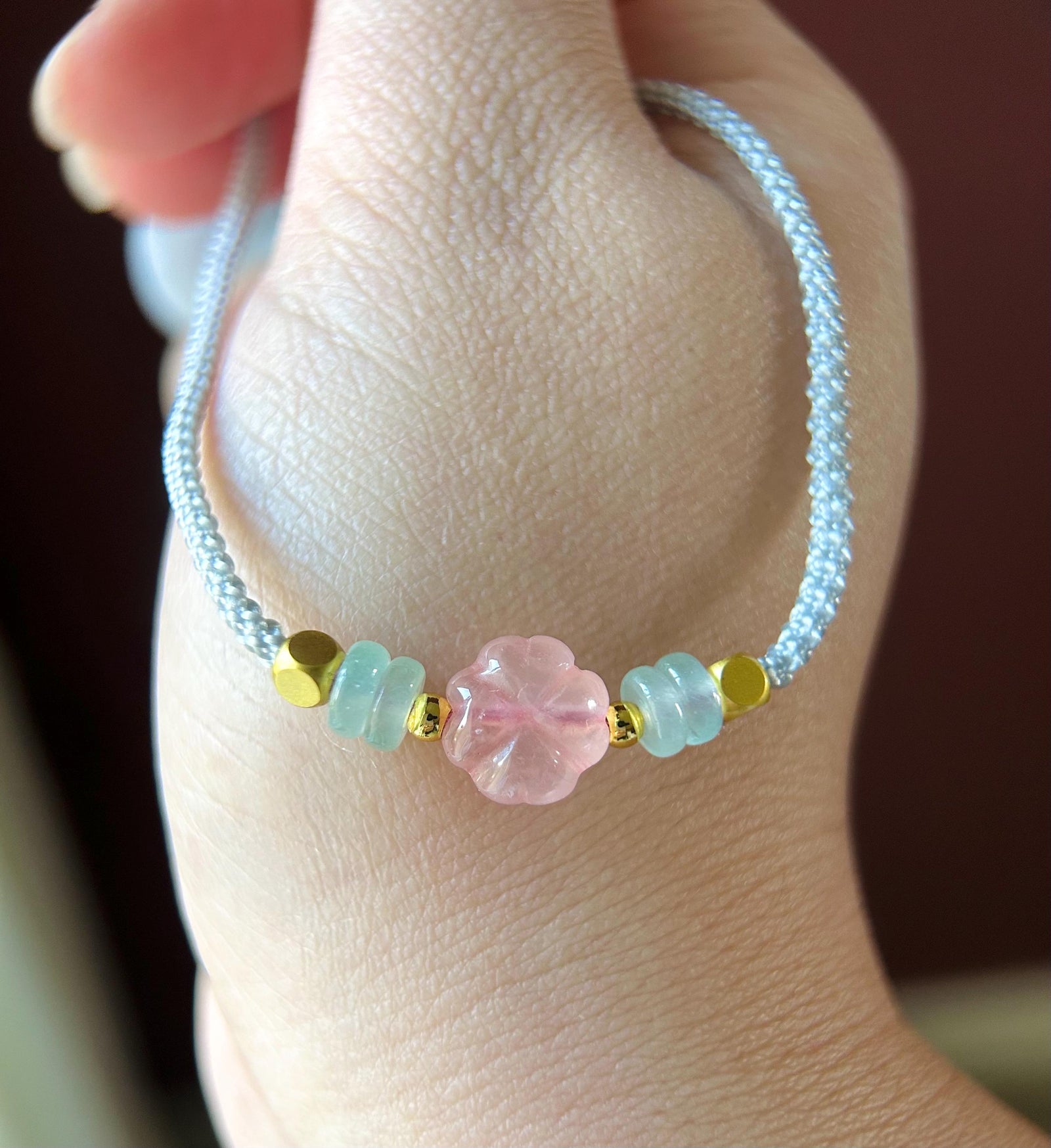 Natural Jadeite Lucky Donut Pendant Adjustable Necklace Burmese Type A Icy Gelatinous Lavender Purple Jade PingAnKou