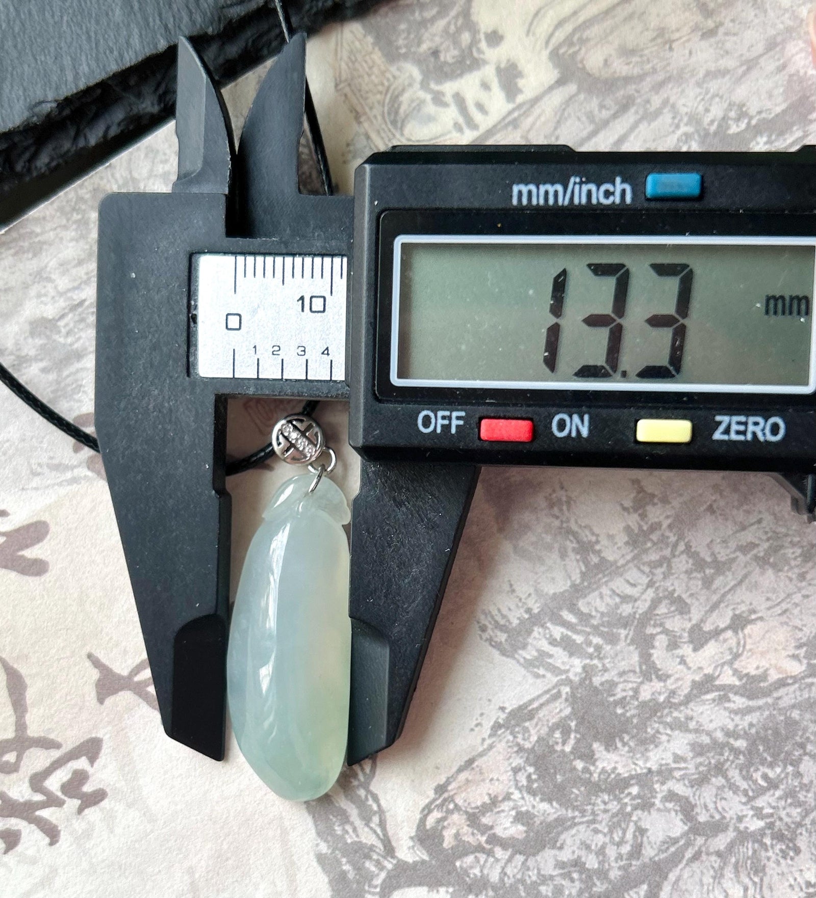 Certified Natural Burmese Type A Jadeite Lucky Gourd Pendant, Highly Translucent Icy Light Blue/Green Jade, Sterling Silver Bail