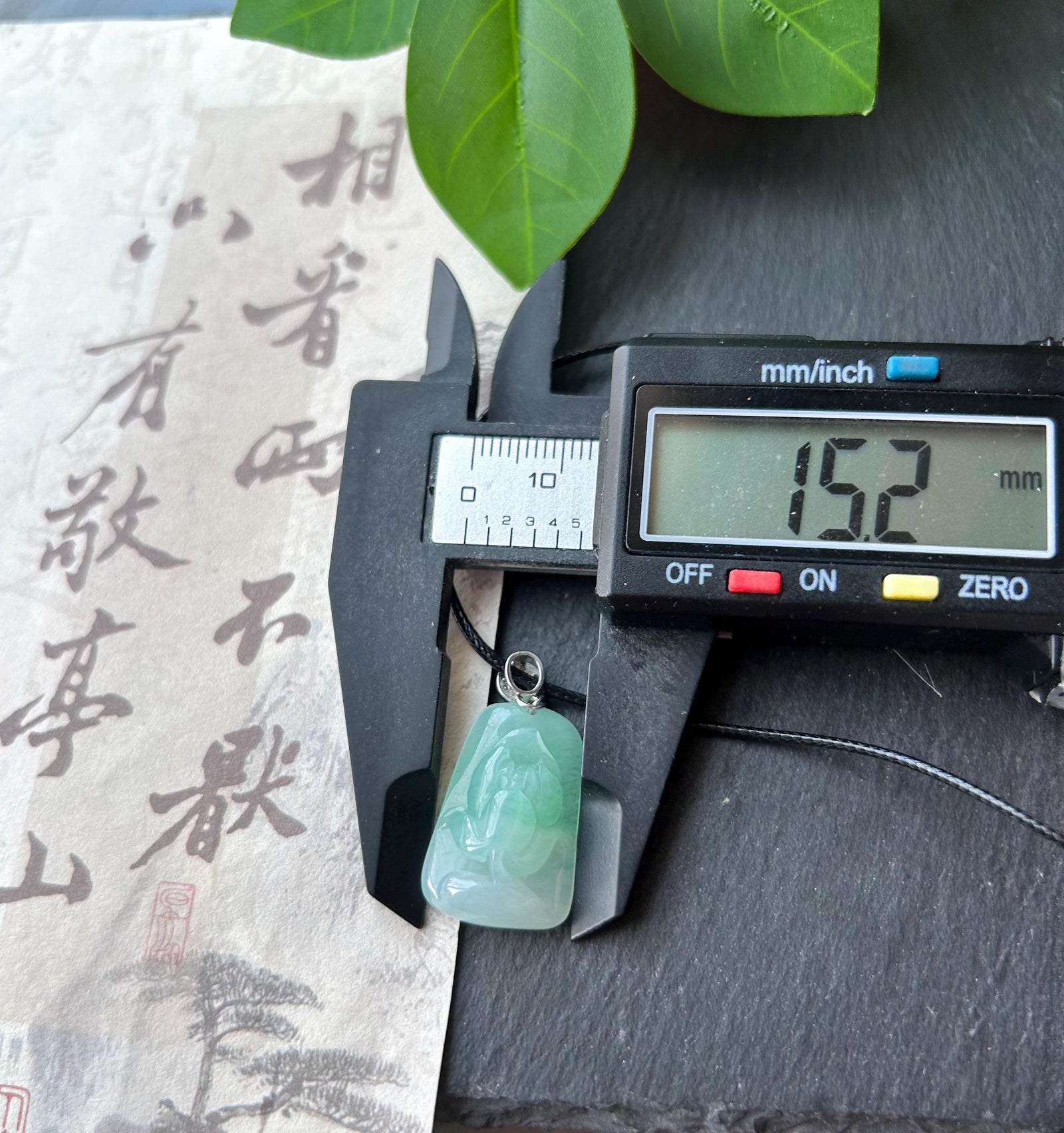 Natural Jadeite Lotus Pendant, Burmese Type A Icy Translucent Icy Apple Green Jade, Sterling Silver Bail