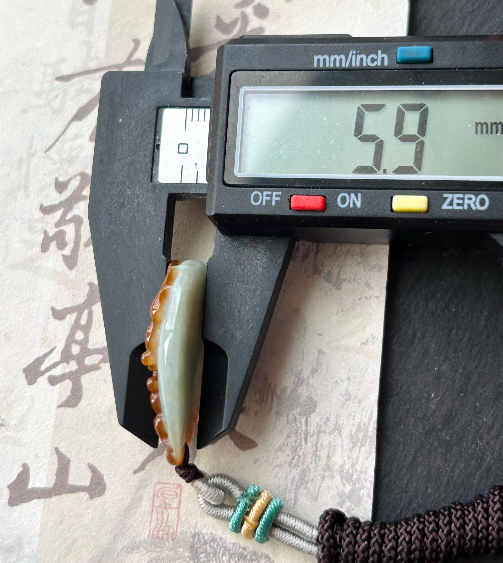 Natural Jadeite Pendant, Lotus and Koi Carving, Burmese Type A Icy Translucent Red Jade, Symbol of Abundance
