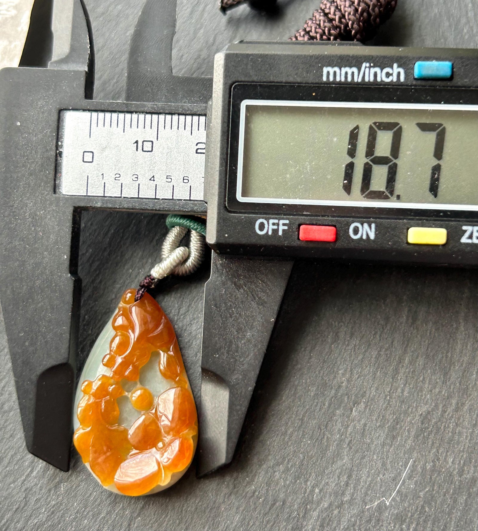 Natural Jadeite Pendant, Lotus and Koi Carving, Burmese Type A Icy Translucent Red Jade, Symbol of Abundance