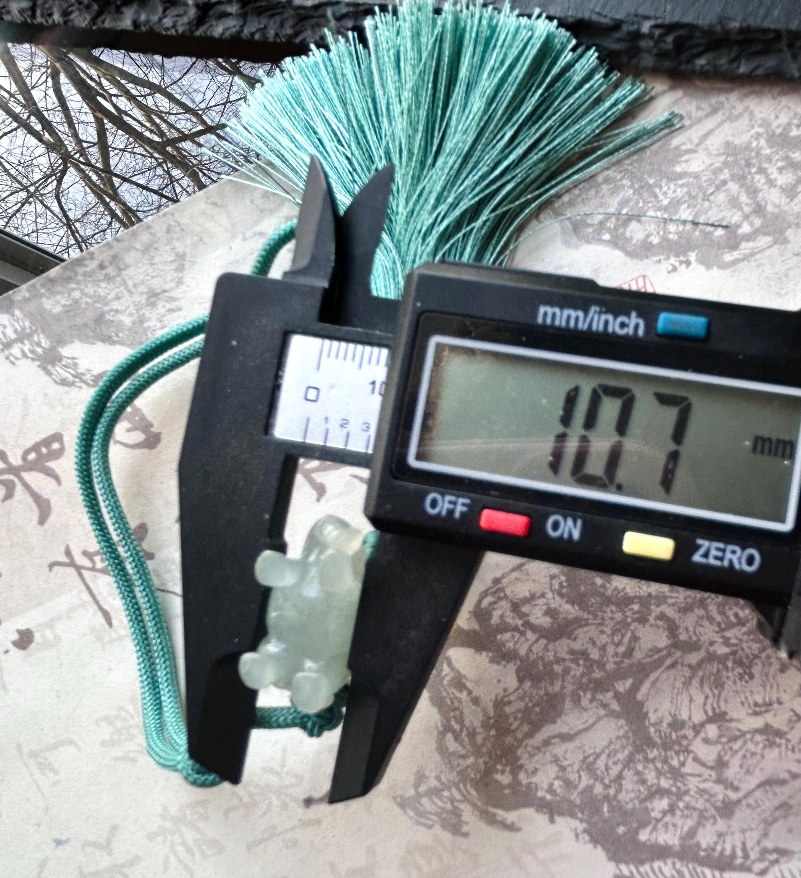Natural Burmese Jadeite Elephant Tassel Bag Charm Highly Translucent Type A Icy Green Jade Pendant, Oriental Lucky Accessory