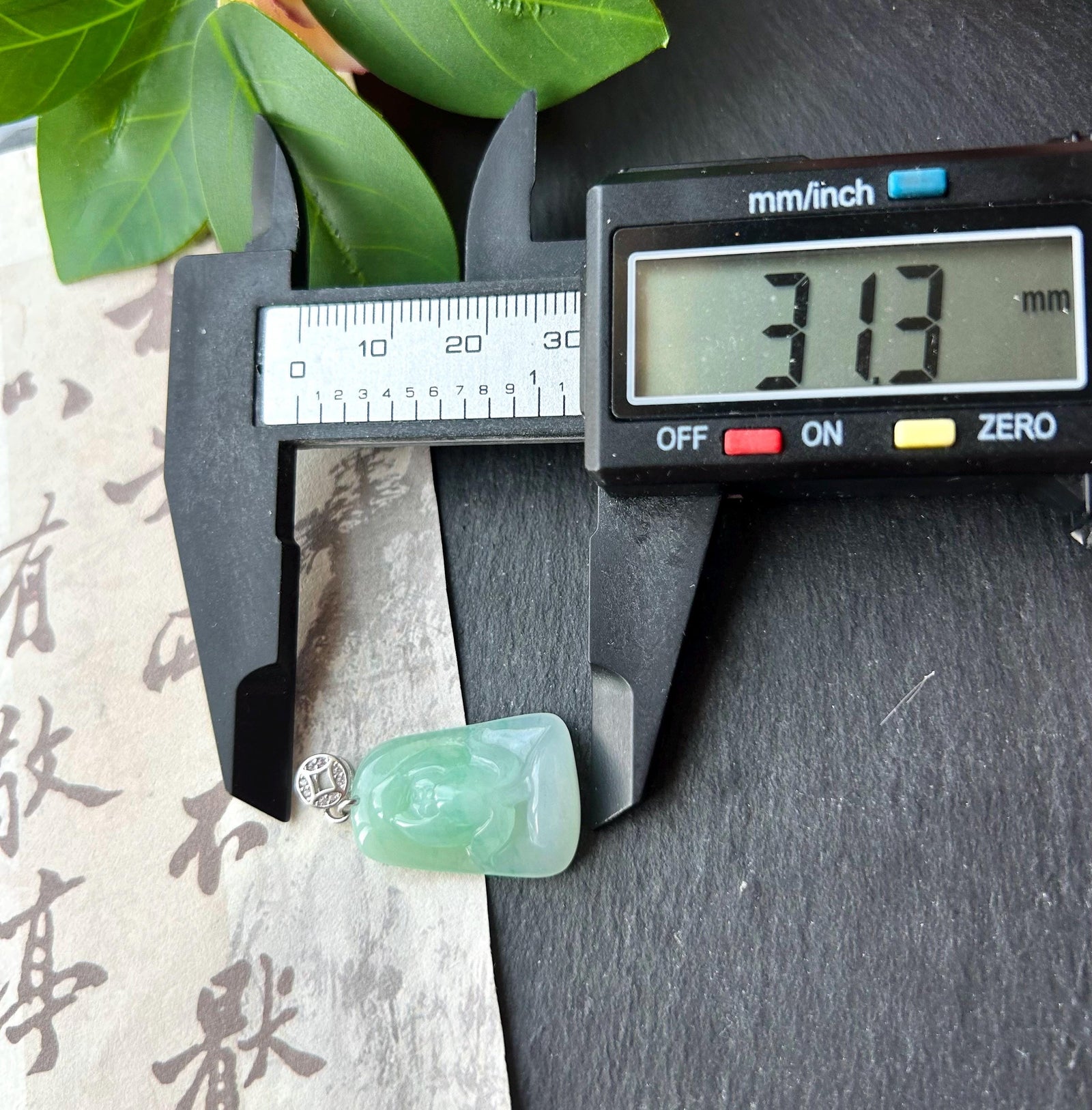 Natural Jadeite Lotus Pendant, Burmese Type A Icy Translucent Icy Apple Green Jade, Sterling Silver Bail
