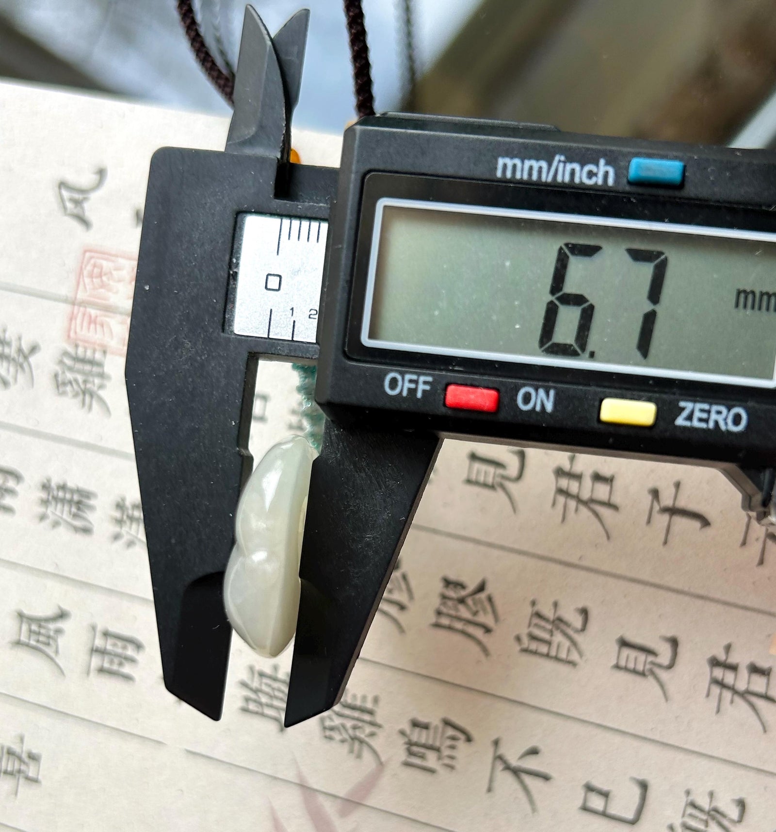 Natural Burmese Type A Jadeite Ruyi Pendant, Icy Light Yellow Translucent Jade, New Year Blessing