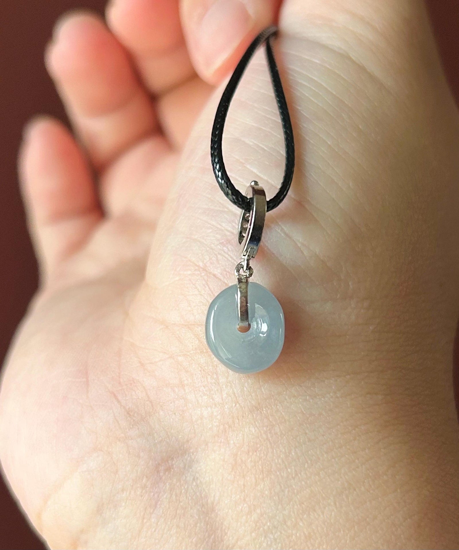 Natural Jadeite Petite Pendant/Beacelet Charm Dual Purpose Jewelry Burmese Type A Icy Translucent Multicolor Jade