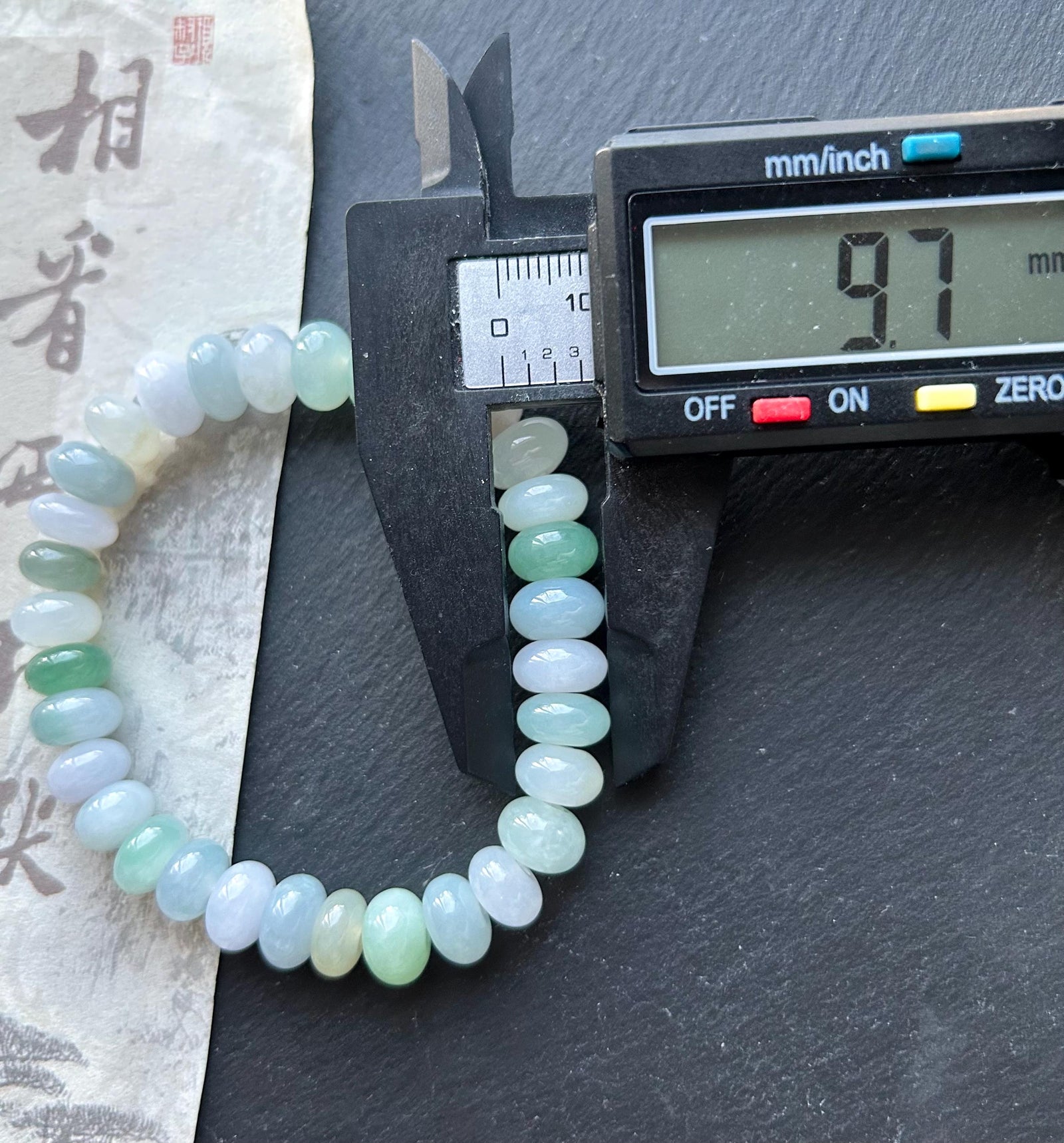 Natural Jadeite Multi-Color Beaded Bracelet, Burmese Type A Icy Translucent Pastel Jade, Soft Tone Jewelry