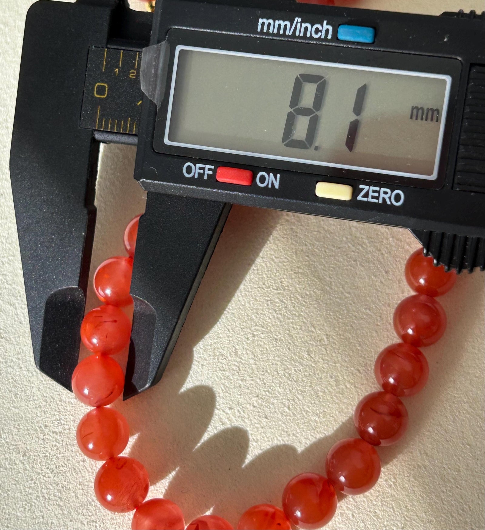 Natural Nanhong Agate Bracelet with Burmese Type A Icy Jadeite Focal Bead, 8mm Translucent Red Agate & Jade Bracelet