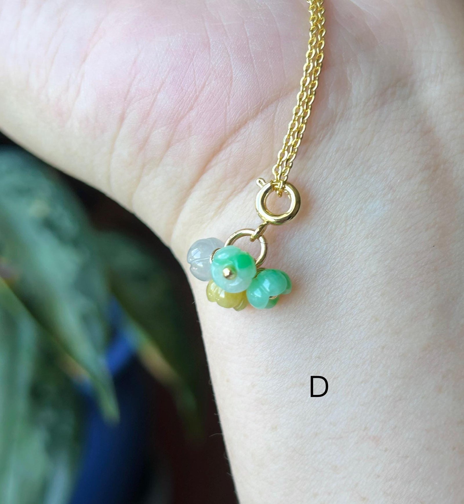 Natural Jadeite Floral Pendant/Beacelet Charm Dual Purpose Jewelry Burmese Type A Icy Translucent Multicolor Jade Flower