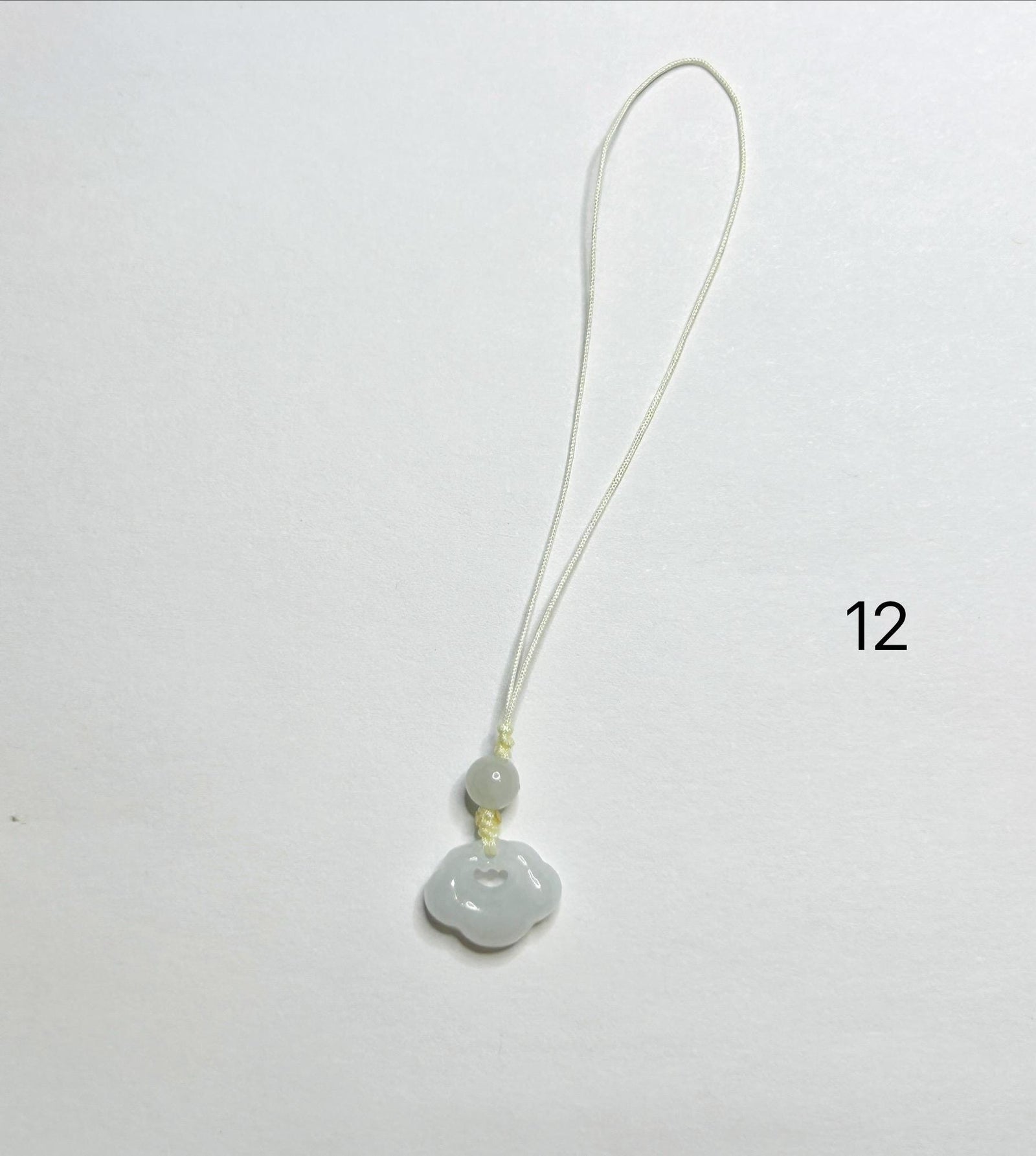 Jadeite Jade Phone Charm Keychain Jewelry Gift for Her 100% Untreated Type A Burmese Jadeite Lucky Protection Amulet Handmade in Canada