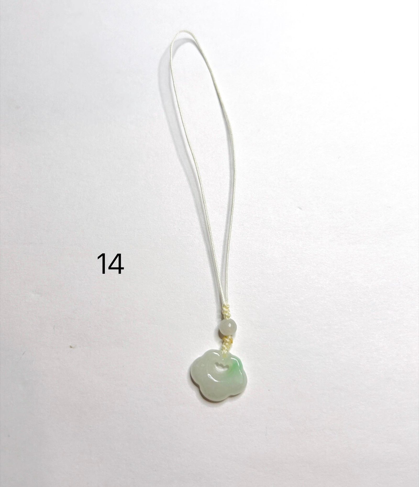 Jadeite Jade Phone Charm Keychain Jewelry Gift for Her 100% Untreated Type A Burmese Jadeite Lucky Protection Amulet Handmade in Canada