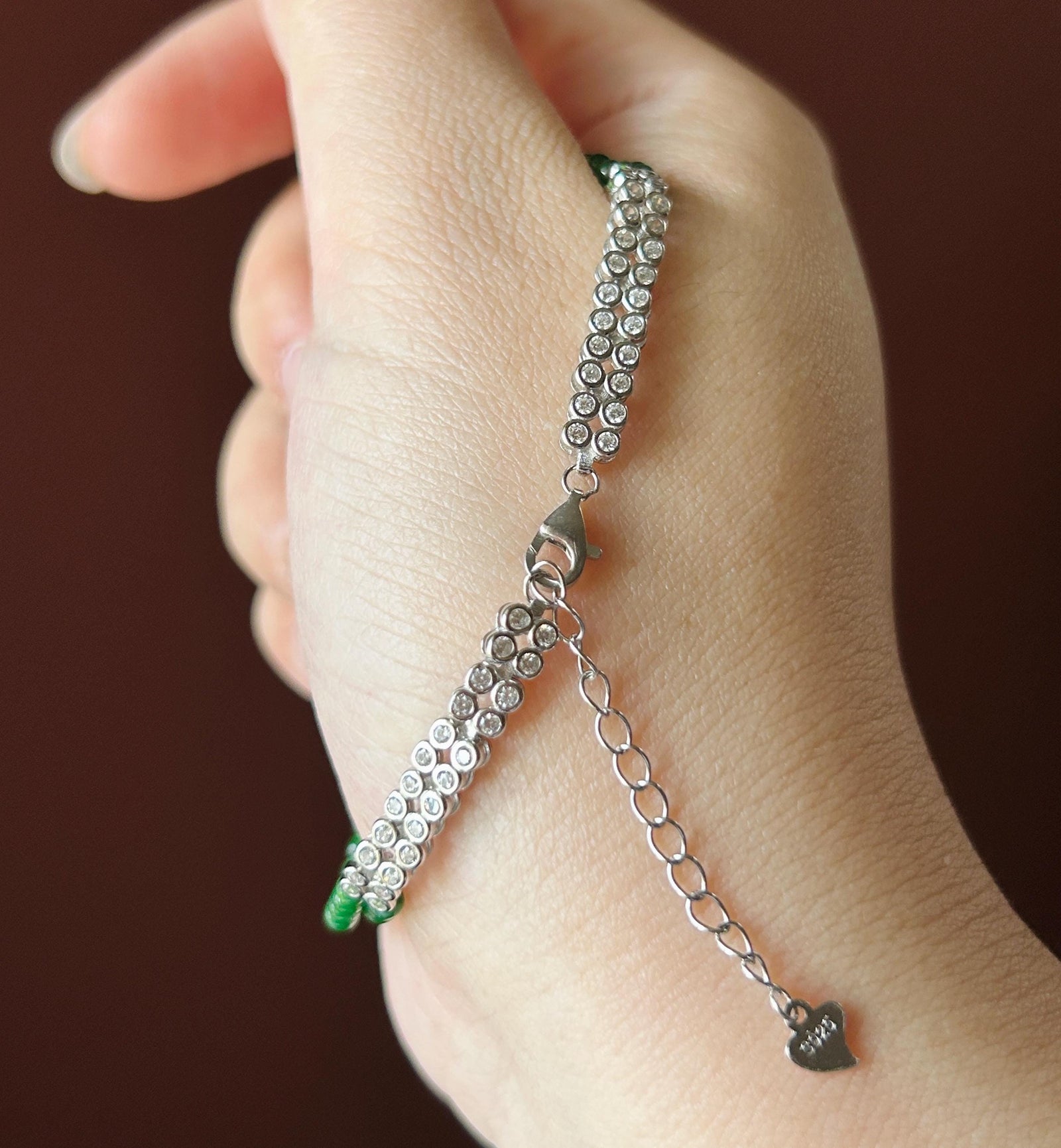 Natural Jadeite Beaded Bracelet, Guatemalan Type A Highly Translucent Icy Spicy Emerald Green Jade | 925 Sterling Silver