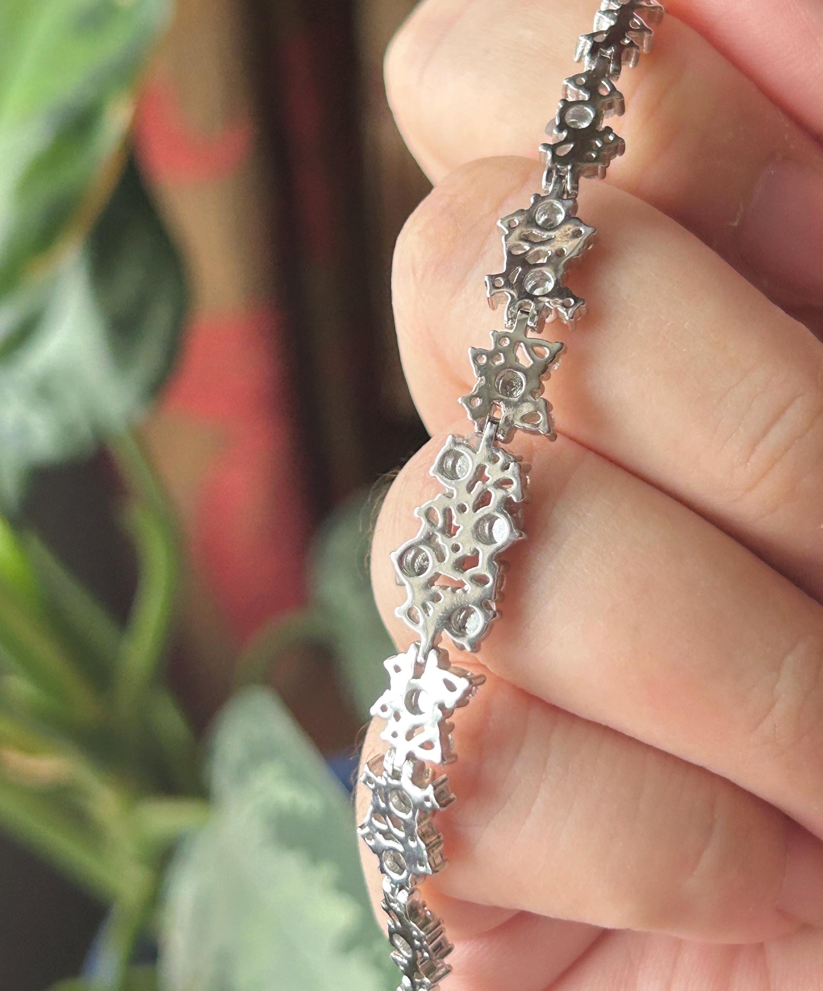 Certified Natural Jadeite Marquise Bracelet, Burmese Type A Superior Translucency Icy White Fine Jade in 925 Sterling Silver