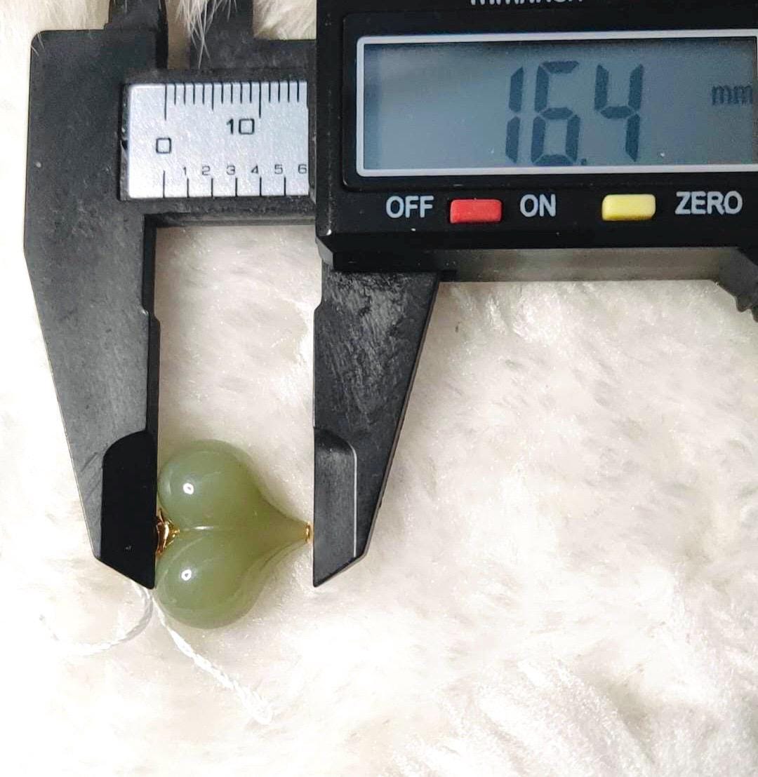 Natural Nephrite Jade Heart Pendant| Sterling Silver Setting | Hand Carved Jade Heart | 16.5 x 20 mm