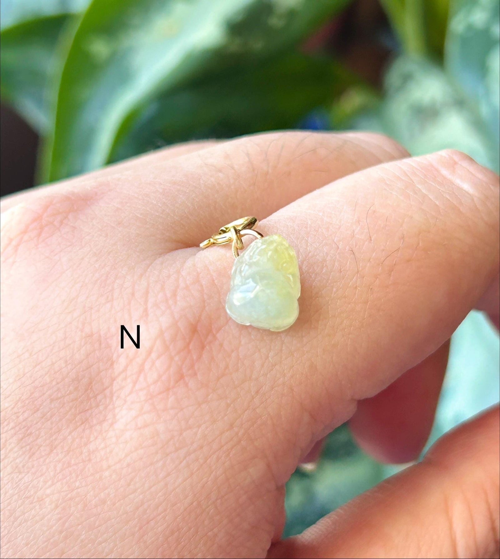 Jadeite Bracelet Charm 100% Untreated Type A Natural Burmese Jade Pixiu Necklace Charm Jade Pixiu 925 Silver Handmade in Canada Gift for Her