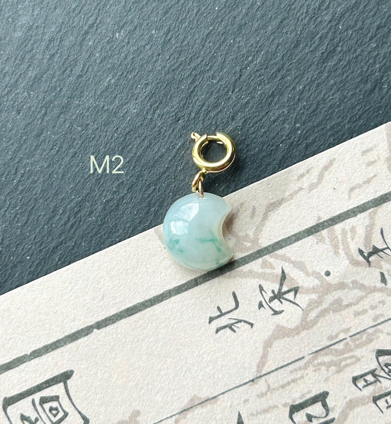 Jadeite Jade Bracelet Charm Authentic Untreated Type A Natural Burmese Jadeite Bracelet Charm Jade Handmade in Canada Jewelry Gift for Her