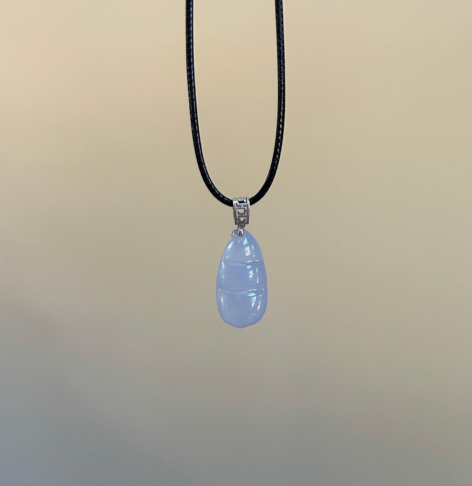 Certified Natural Jadeite Beans Pendant Minimalist Jewelry Burmese Type A Highly Translucent Icy Lavender Purple Jade, 18k Solid Gold Bail