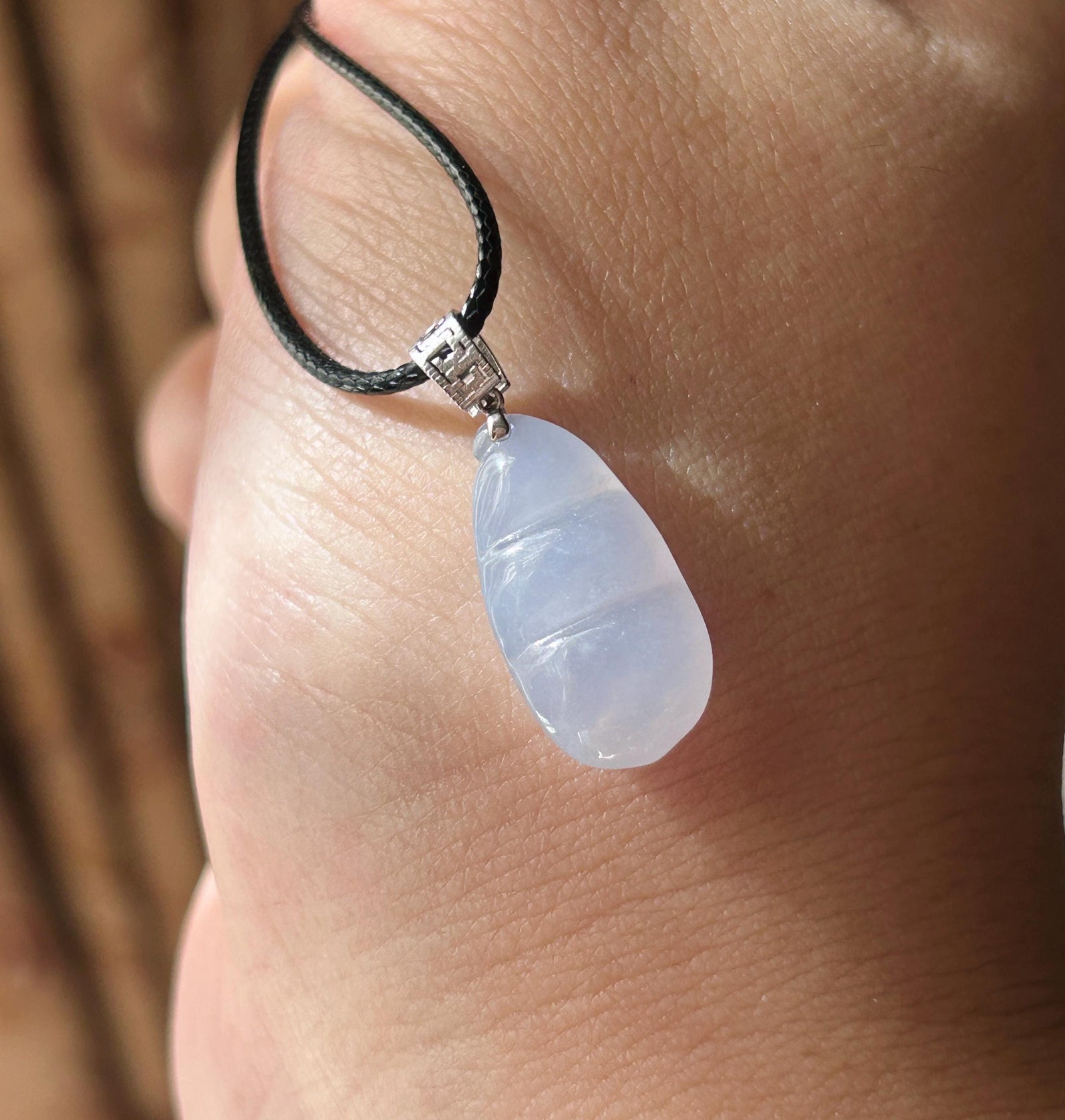 Certified Natural Jadeite Beans Pendant Minimalist Jewelry Burmese Type A Highly Translucent Icy Lavender Purple Jade, 18k Solid Gold Bail