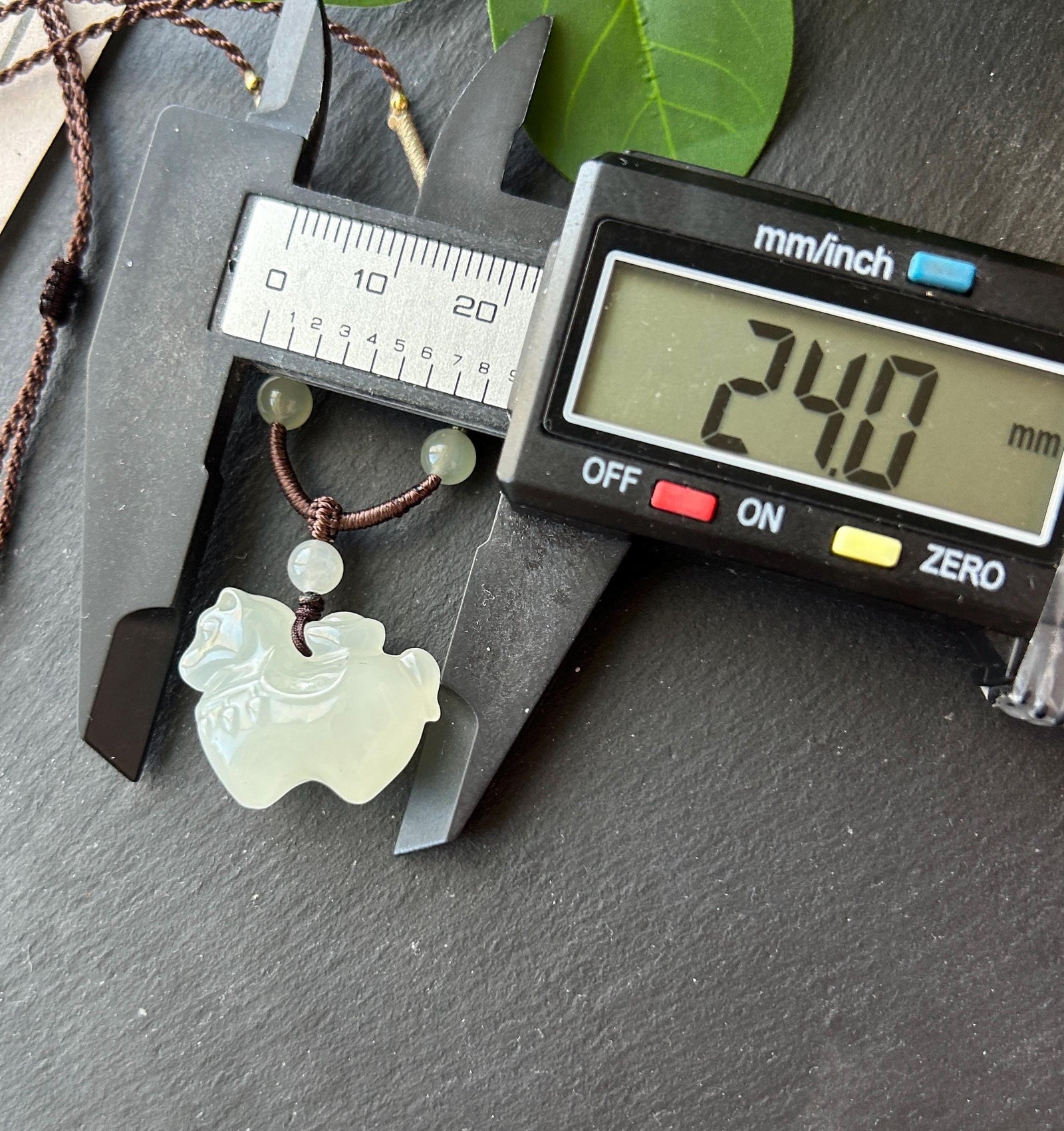 Natural Nephrite Jade Cute Horse with Ingot Pendant Handwoven Necklace| Protection Amulet | Year of Horse Gift