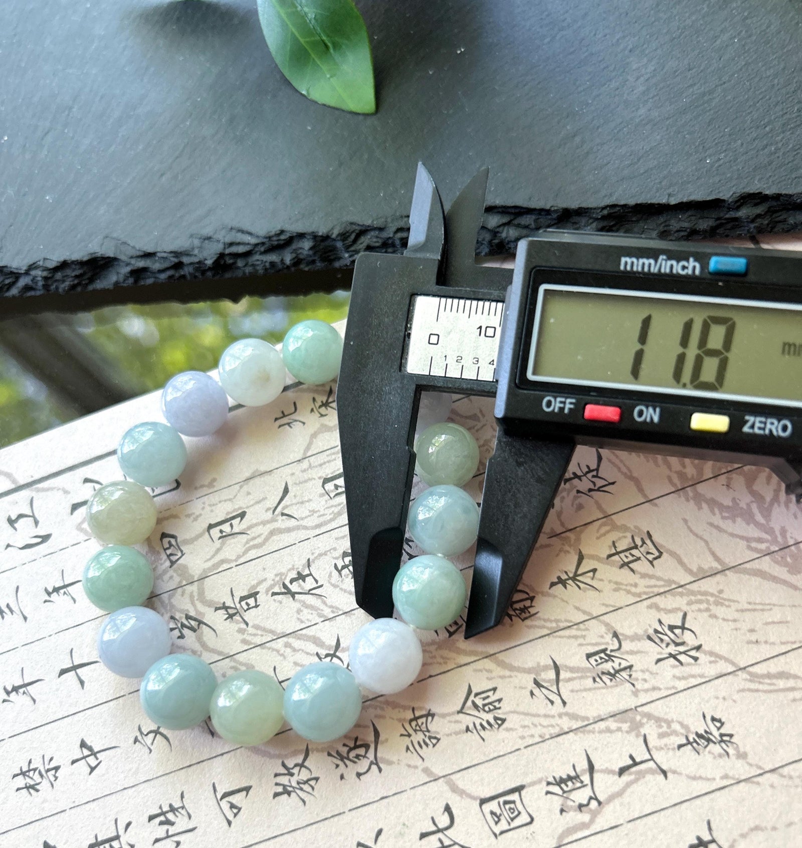 Natural Jadeite Beaded Bracelet Burmese Type A Untreated Translucent Fine Icy Macaron Multicolor Jade 11.5mm BIG Beads