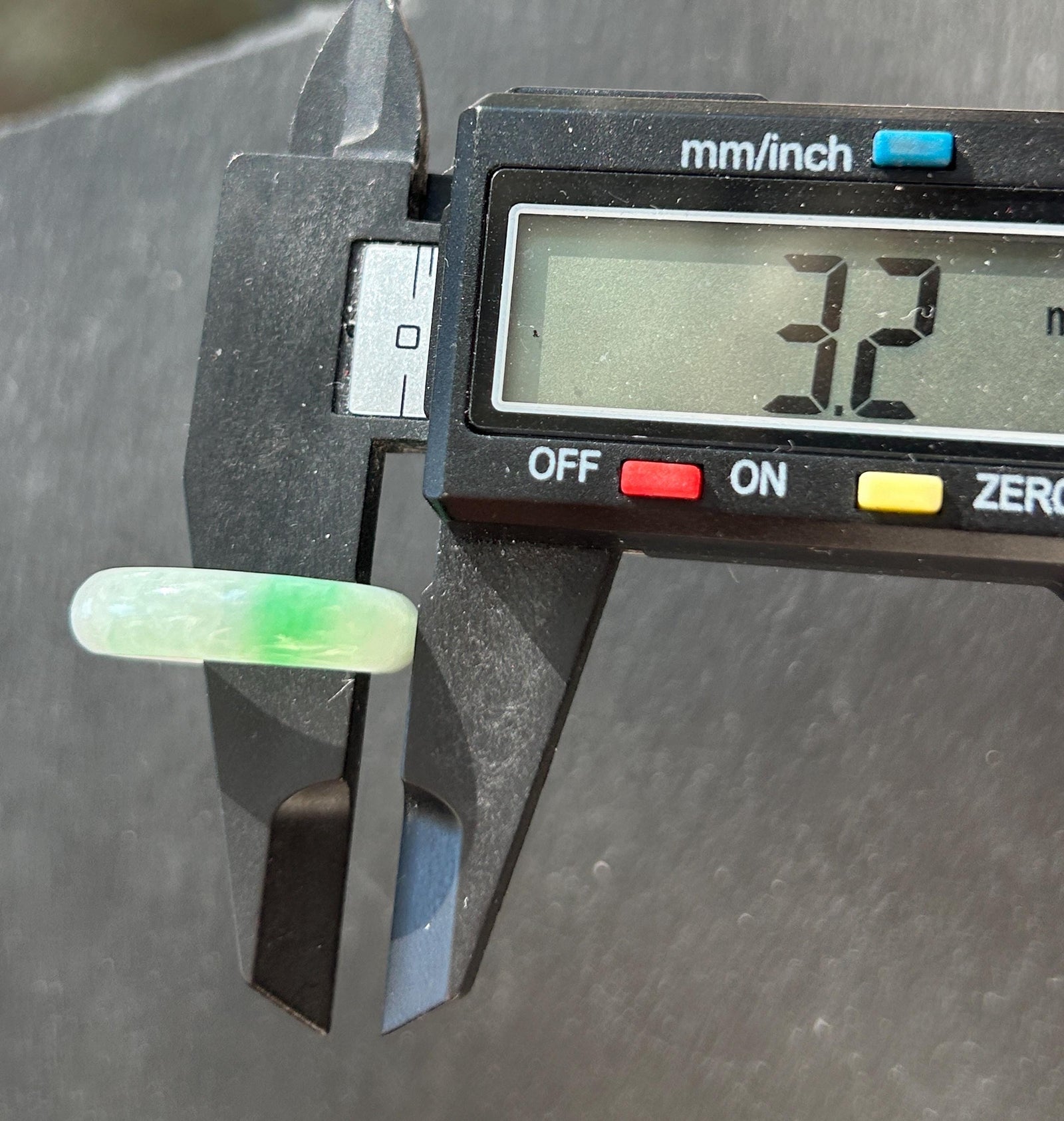 Certified Natural Jadeite Band Ring | Burmese Type A Fine Glutinous Icy White Based Bright Apple Green Jade US - 7, 17.2mm